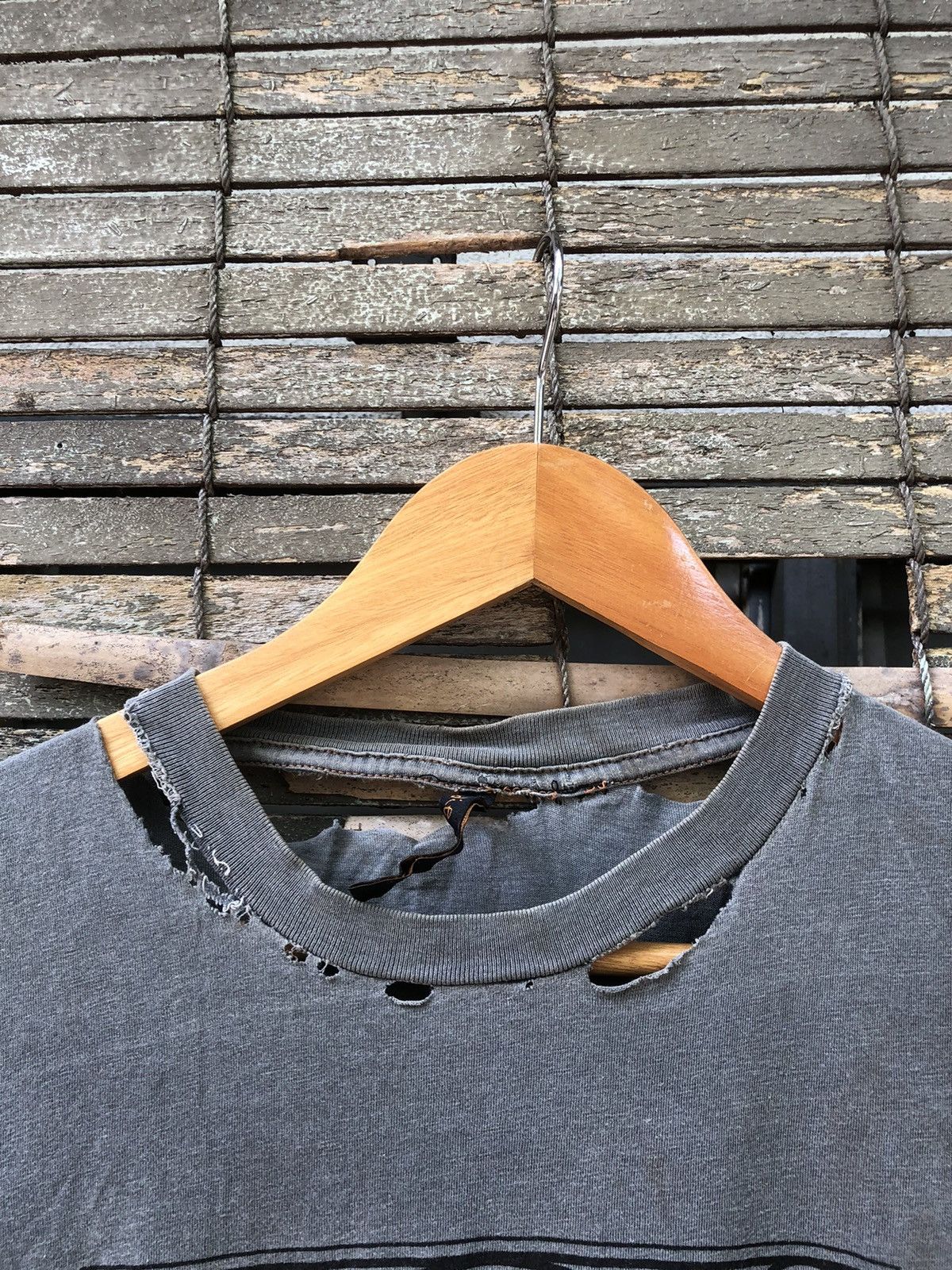 Japanese Brand × Nudie Jeans 💥RARE💥Vintage Distressed Nudie Jeans Tshirt Size US M / EU 48-50 / 2 - 7 Thumbnail