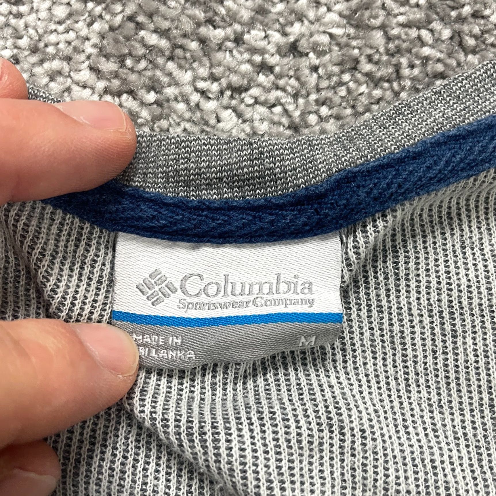 Vintage Columbia Alphine Thistle Henley Shirt Men Medium Gray Long Sleeve Casual Outdoor Size US L / EU 52-54 / 3 - 7 Thumbnail