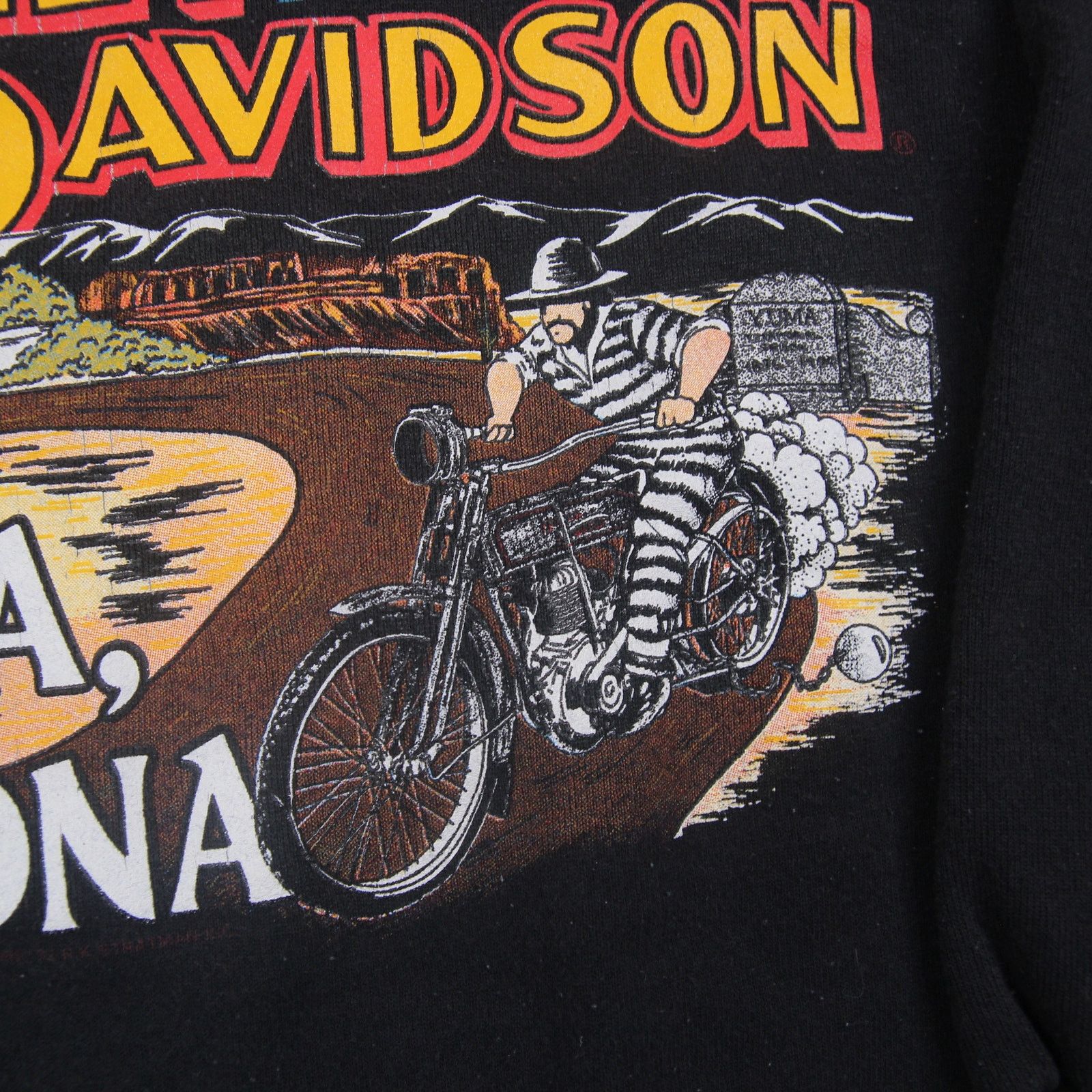 Harley Davidson × Vintage Vintage Harley Davidson Vtwin Eagle Crest Graphic Sweatshirt Size US L / EU 52-54 / 3 - 11 Thumbnail