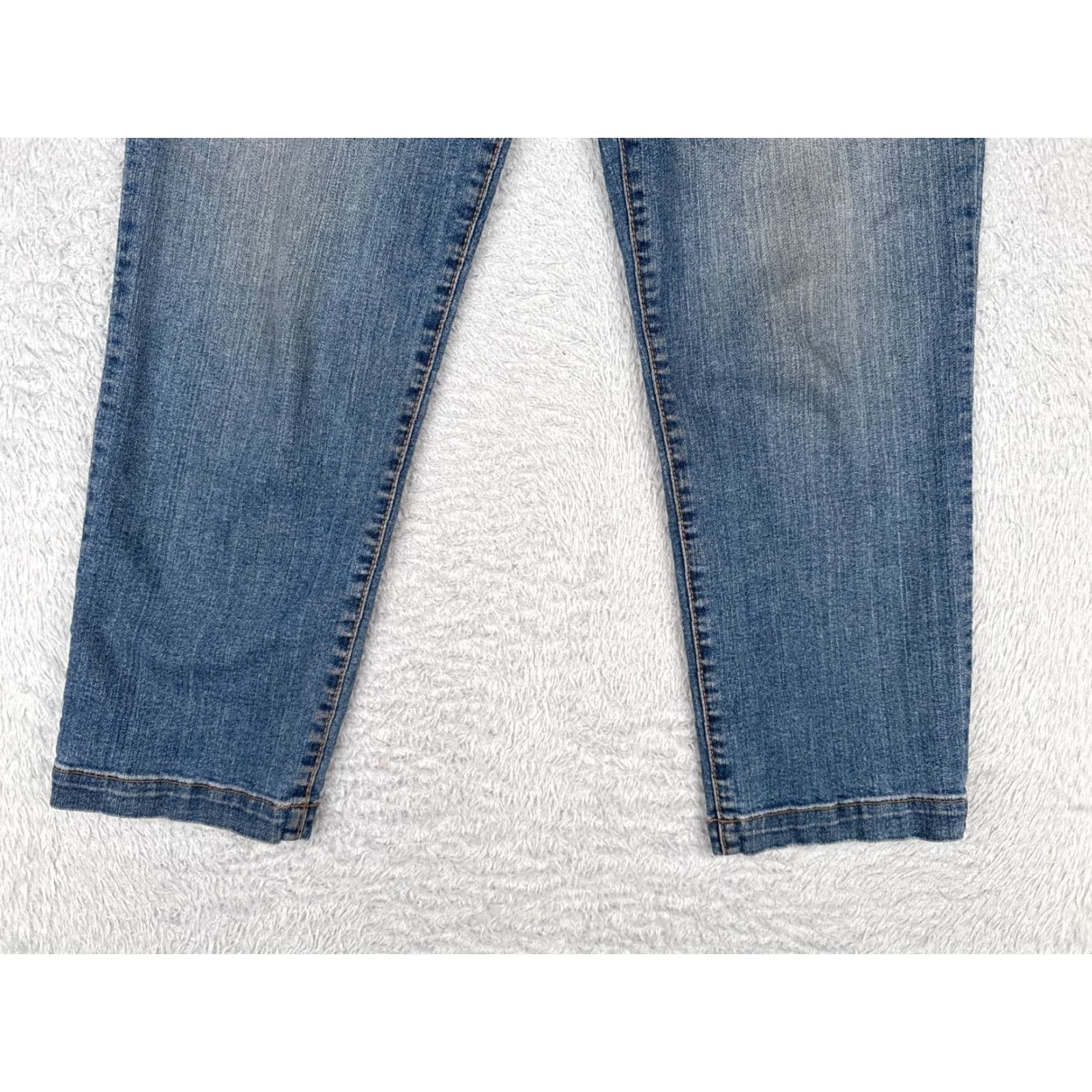 Vintage Kut From The Kloth Jeans Womens 6 Blue Denim High Rise Crop Straight 26x25 Size 28" / US 6 / IT 42 - 2 Thumbnail