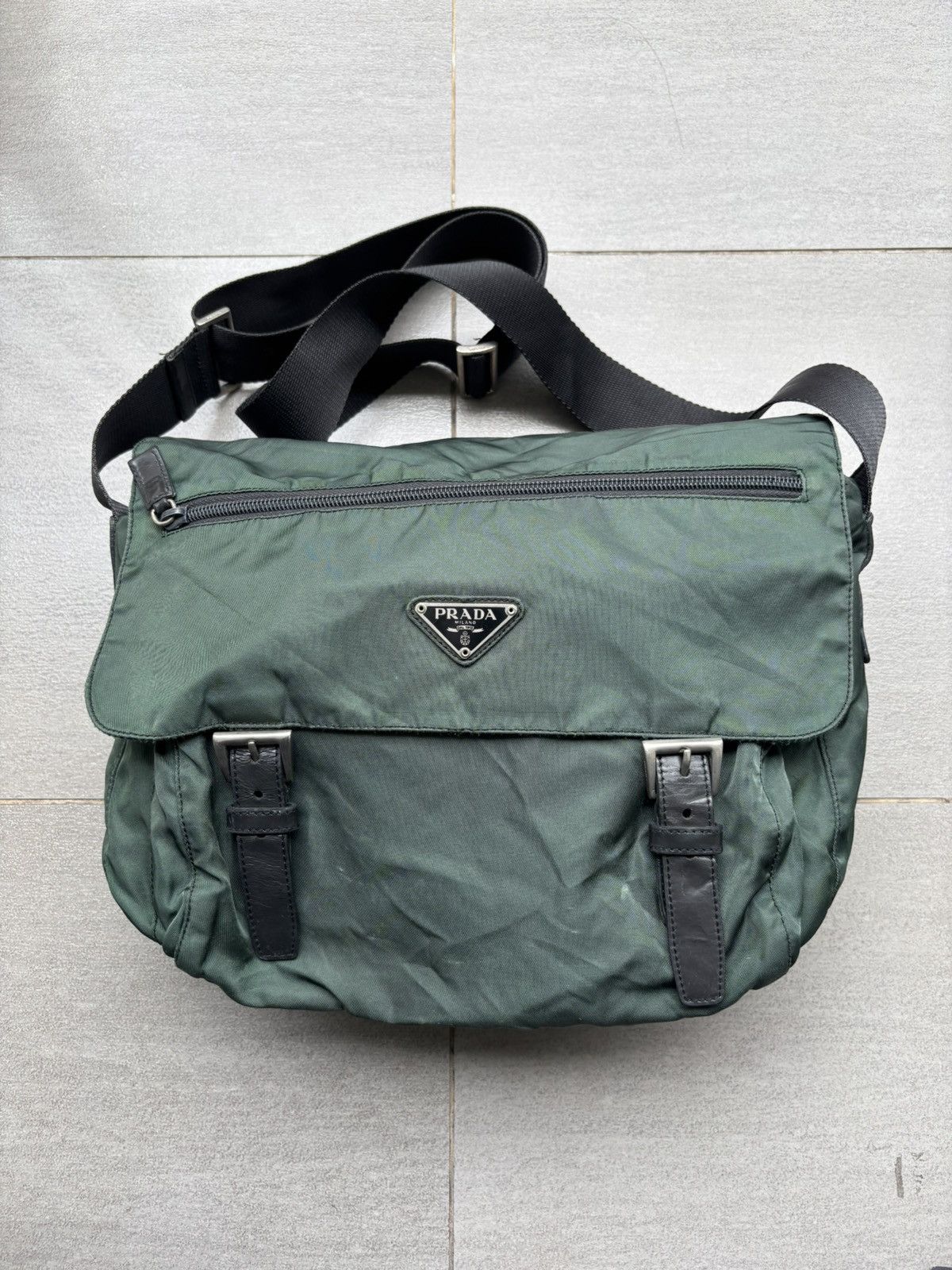Prada Vintage Nylon Messenger Bag Size ONE SIZE - 1 Thumbnail