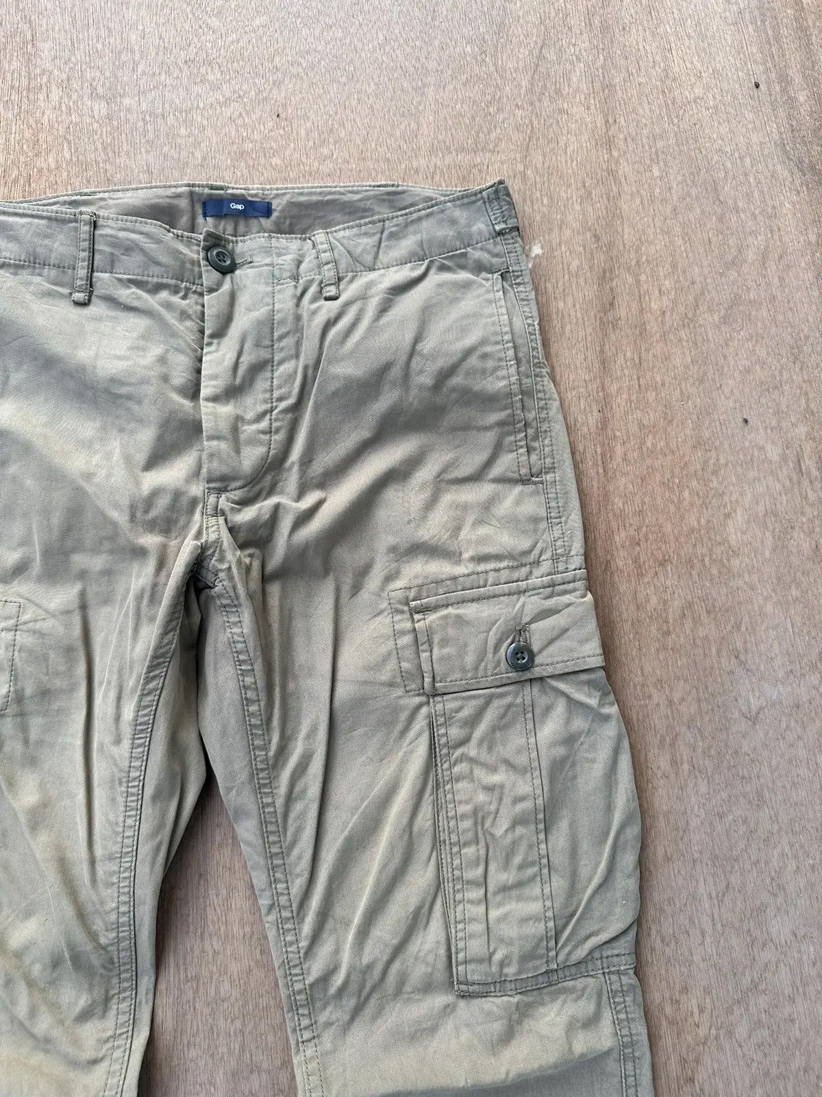 Gap GAP UTILITY FADED TACTICAL FIELD JUNGLES CARGO PANTS Size US 30 / EU 46 - 4 Thumbnail