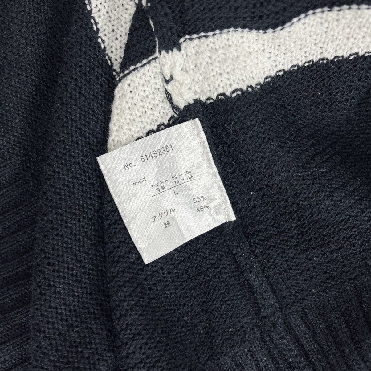 Issey Miyake × Tete Homme Vintage Tete Homme by Issey Miyake Knitted Stripe Sweater Size US L / EU 52-54 / 3 - 7 Thumbnail