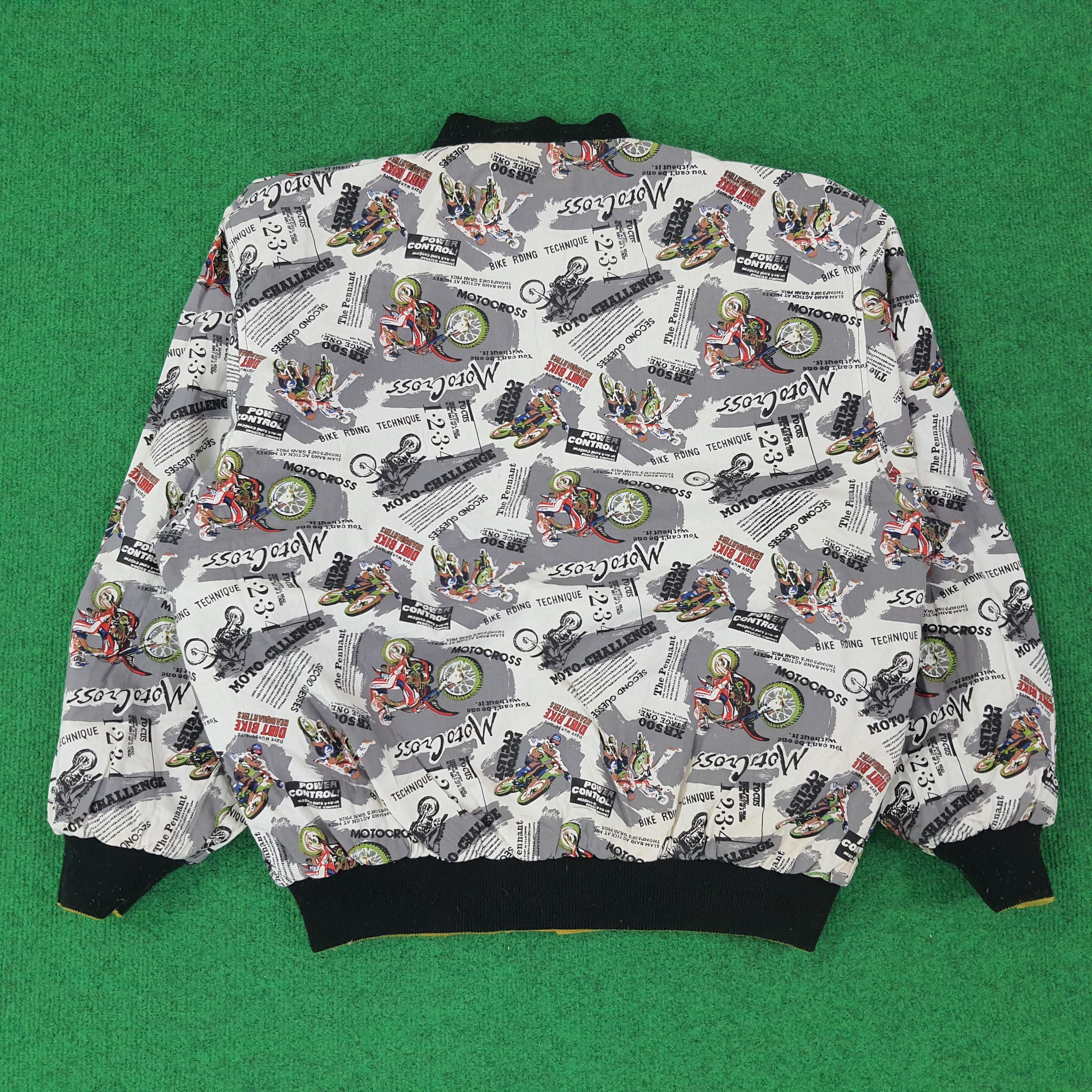 Japanese Brand Vintage Motor Cross Reversible Custom Honda Racing C247N6 Size US M / EU 48-50 / 2 - 3 Thumbnail