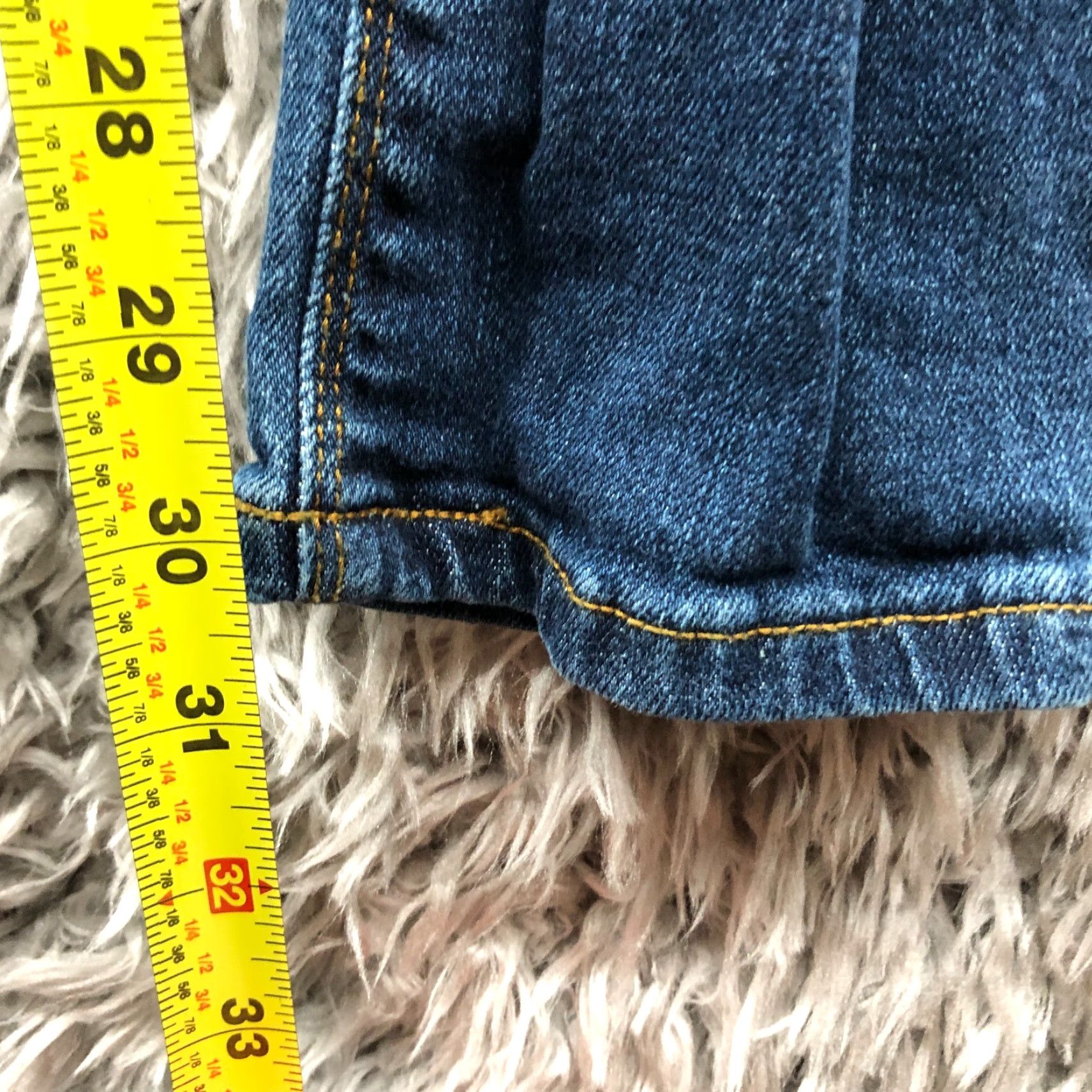 Asos ASOS Jeans 32x32 Womens High Rise Skinny Dark Wash Blue Denim Jeans Size 24" / US 00 / IT 34 - 3 Thumbnail