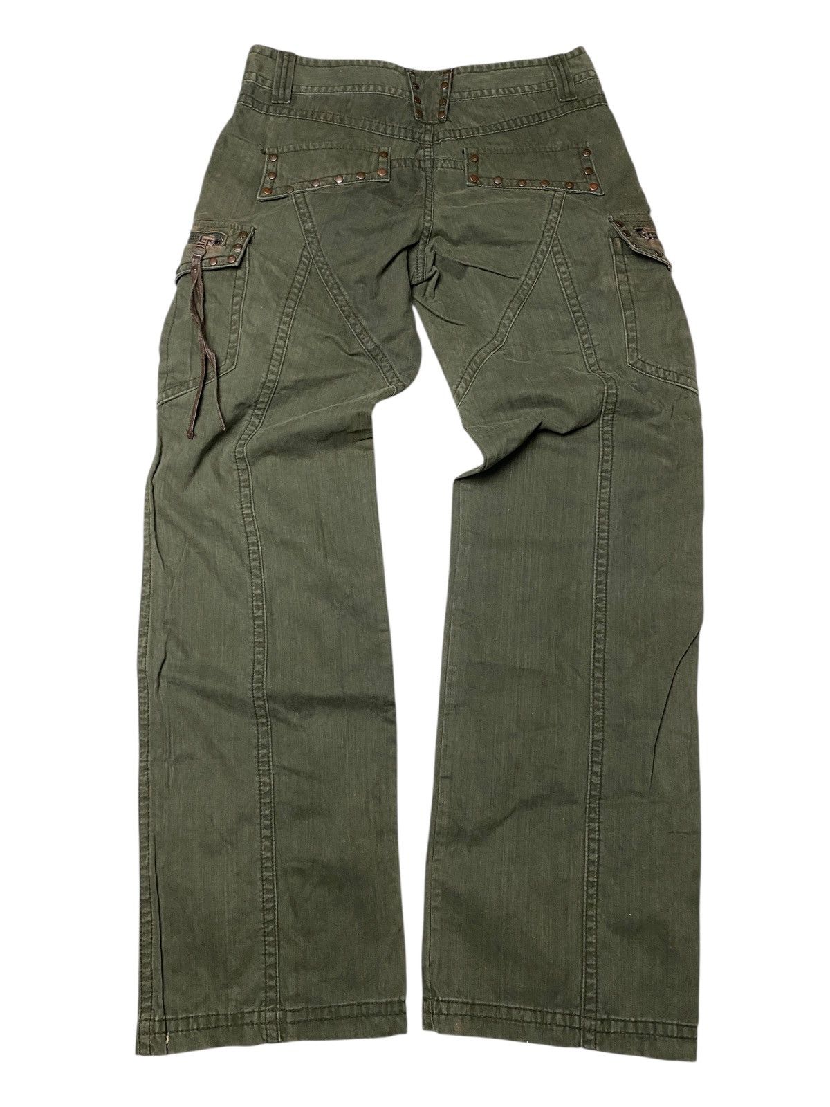 Hysteric Glamour 2000's DOHC Multipocket Studded Cargo Pants Size US 28 / EU 44 - 2 Thumbnail
