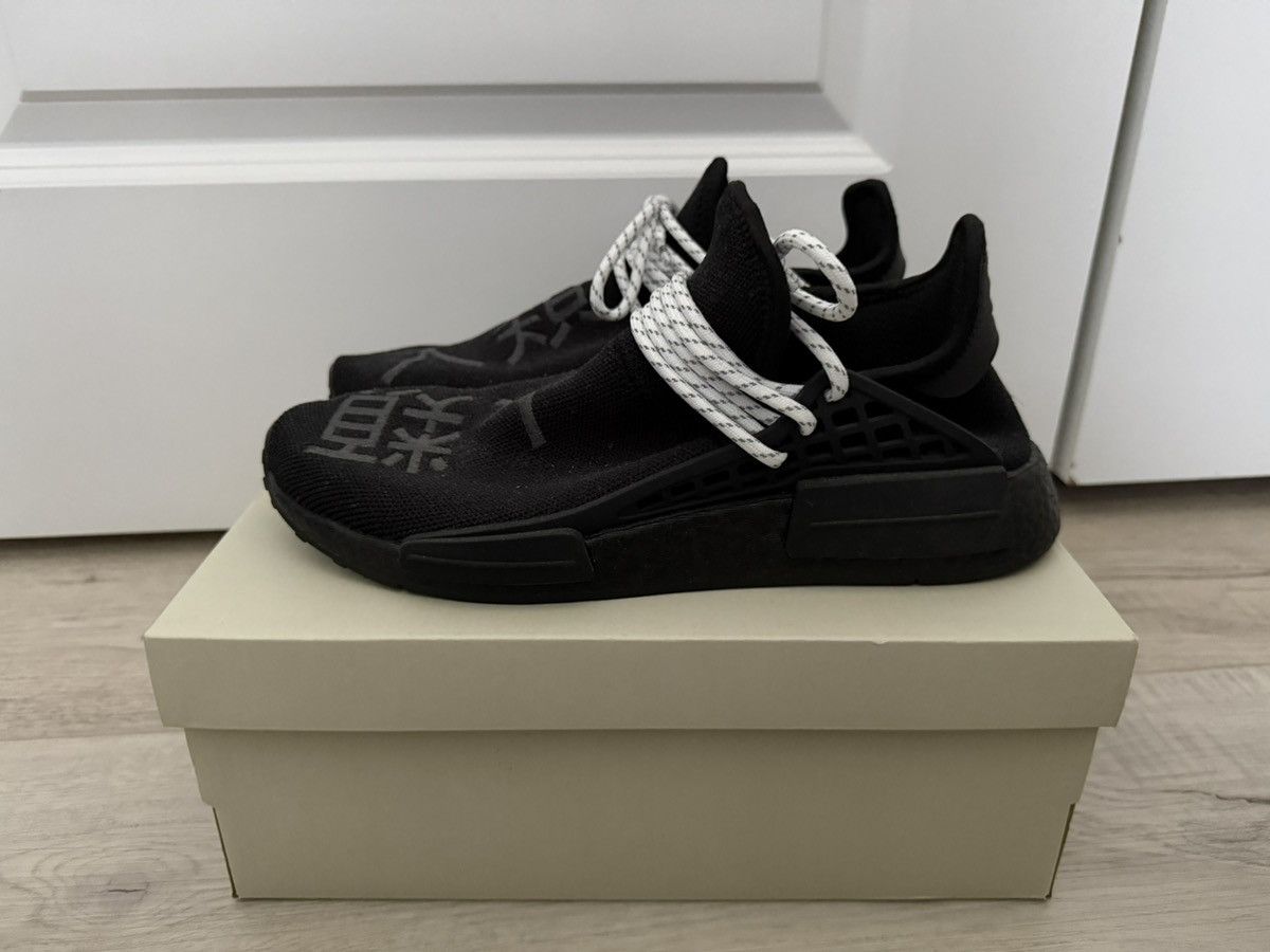 Adidas × Pharrell Adidas x Pharrell NMD Human Race Black Size US 8.5 / EU 41-42 - 4 Thumbnail