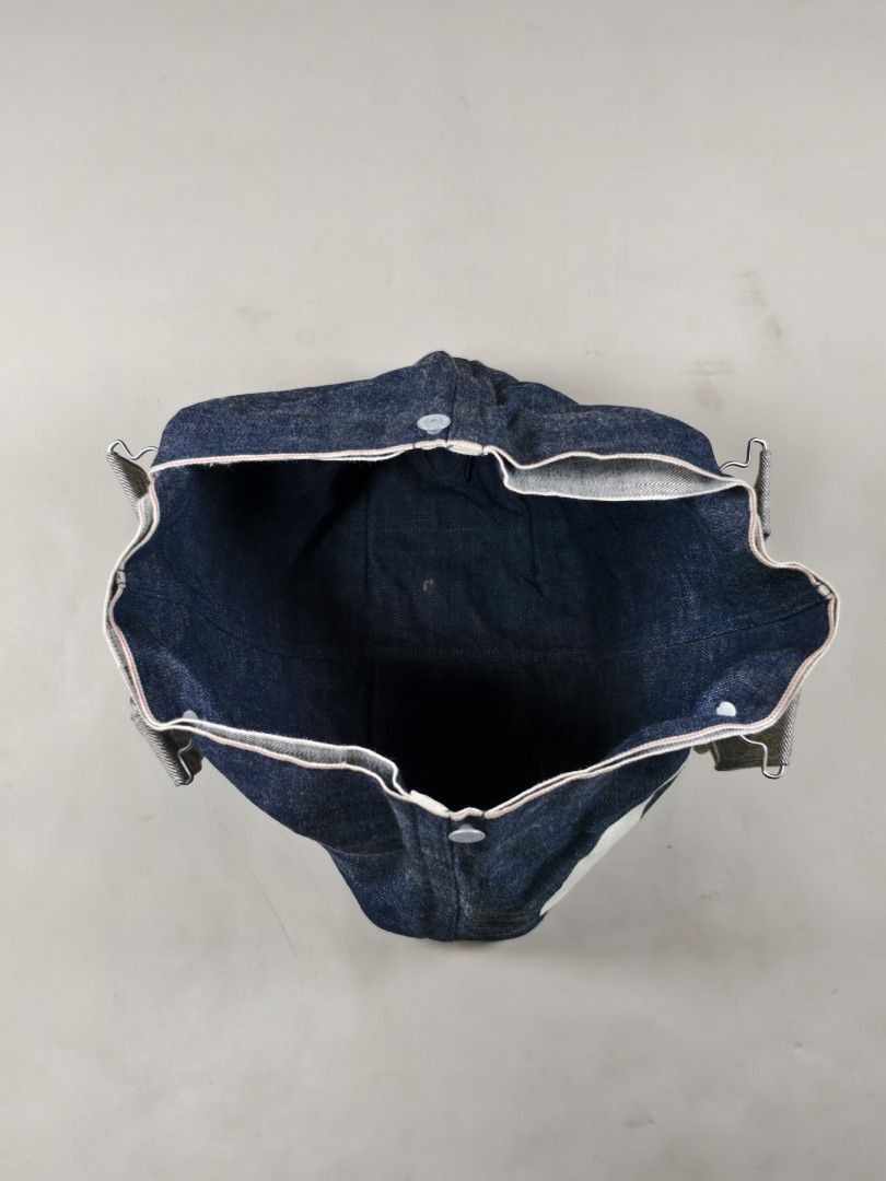Evisu × Japanese Brand EVISU Japan Selvedge Denim Shoppers Bag Size ONE SIZE - 3 Thumbnail