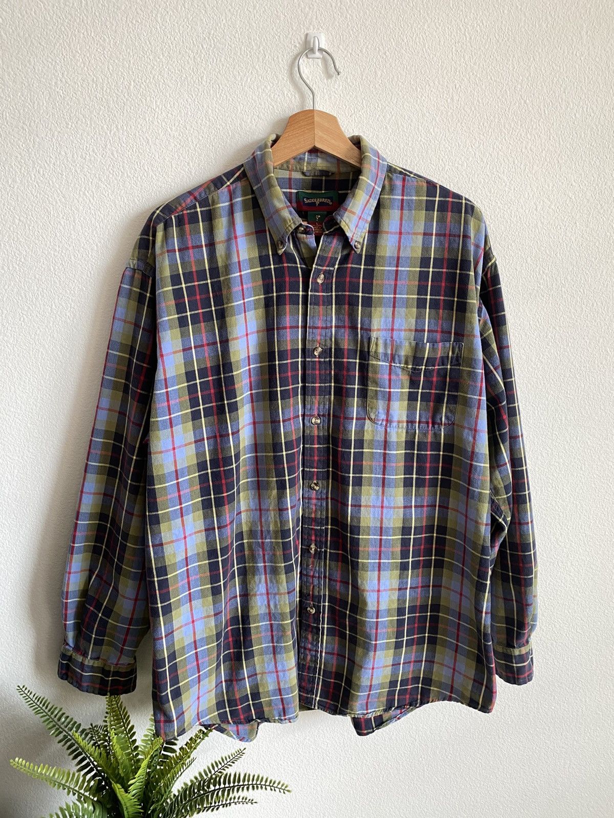 Saddlebred Vintage Saddlebred Flannel Shirt Size US L / EU 52-54 / 3 - 1 Thumbnail