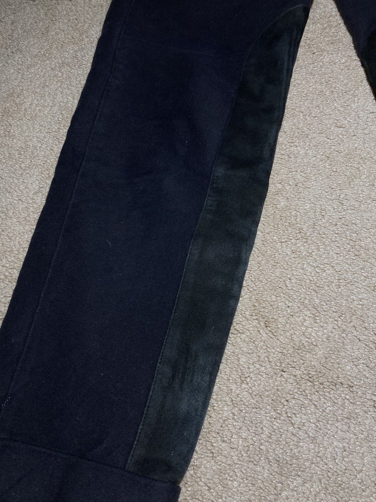 Hermes 1999 Hermes Maison Margiela Leather Pants Vintage 2000s 90s Size 26" / US 2 / IT 38 - 3 Thumbnail