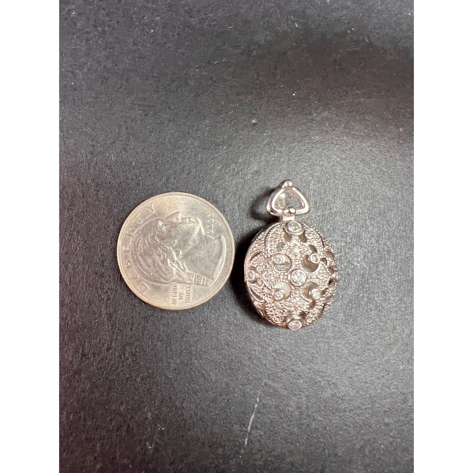 Other Vintage sterling silver poison locket Maltese cross pendant Size ONE SIZE - 3 Thumbnail