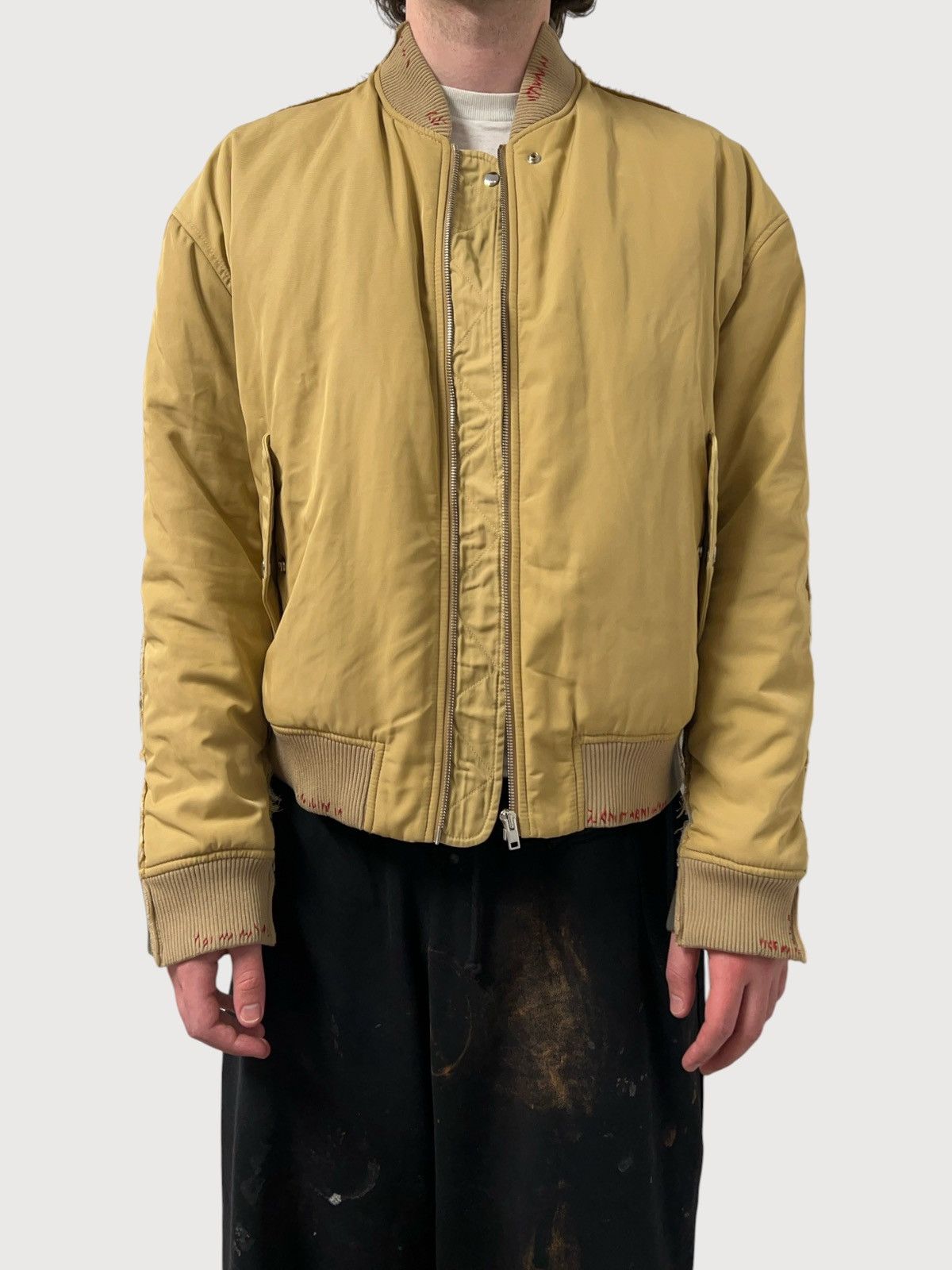 Marni FW2024 50/50 Split Bomber Jacket Size US M / EU 48-50 / 2 - 3 Thumbnail