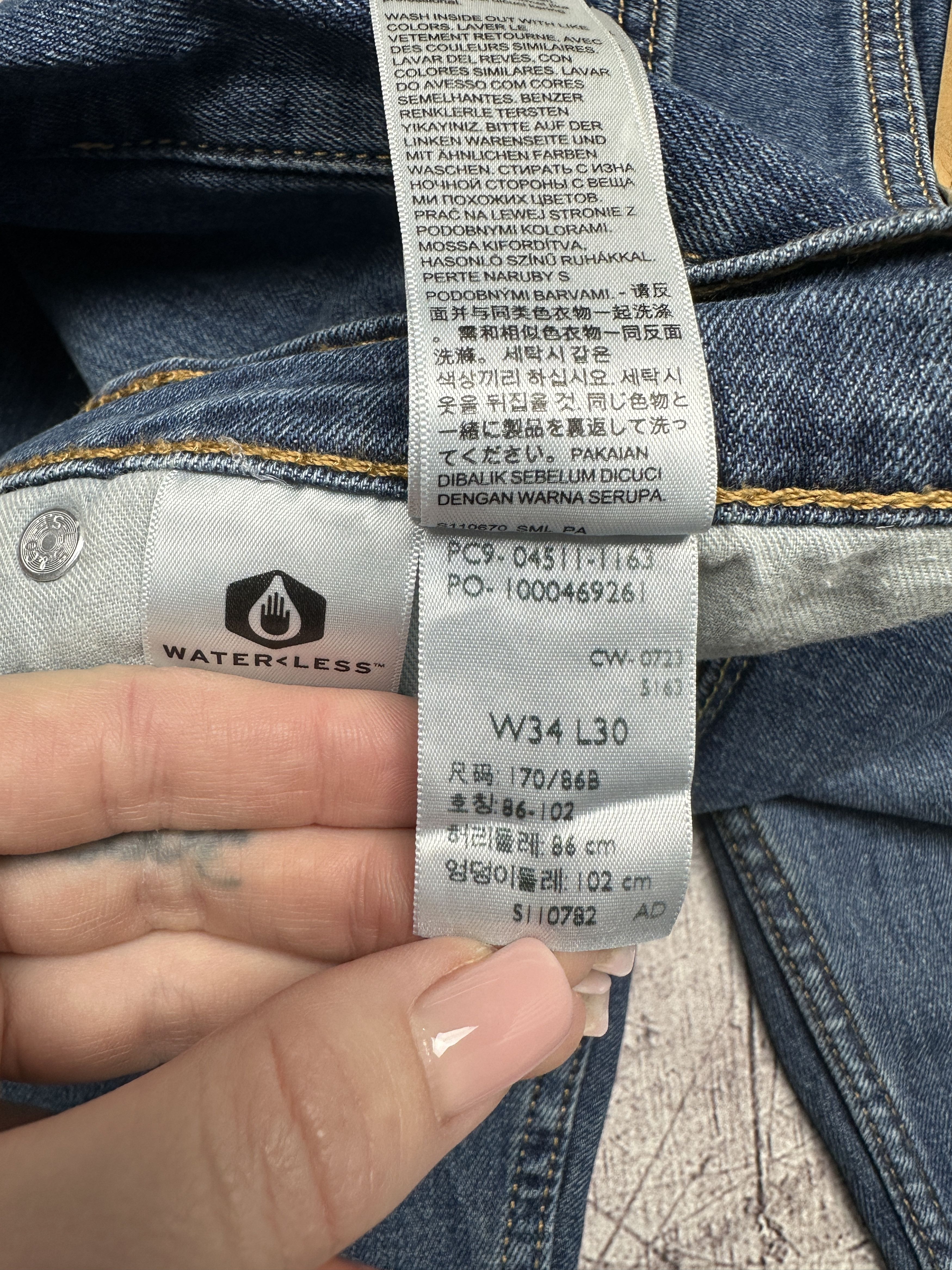 Levi's Levi's 511 Mens Denim Pants Jeans Size 34 x 30 Size US 34 / EU 50 - 10 Thumbnail