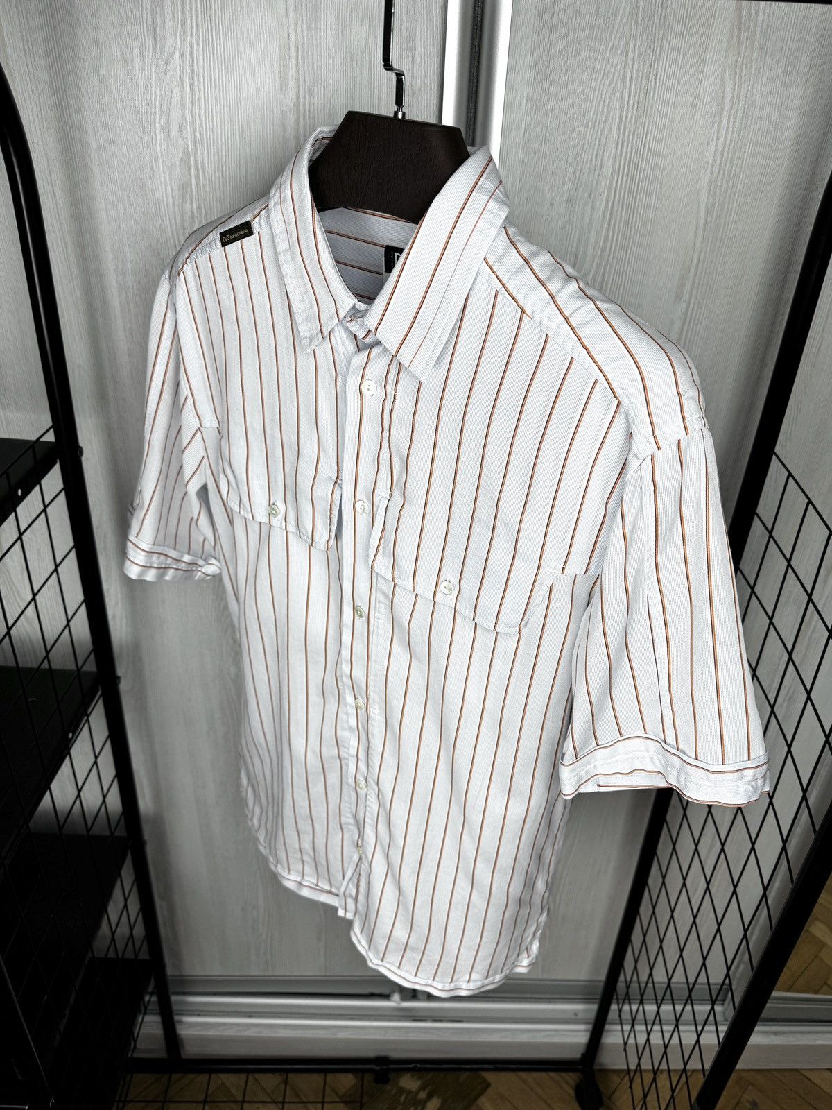 Dolce & Gabbana Dolce & Gabbana blue pinstripe short sleeve 2 pockets shirt Size US M / EU 48-50 / 2 - 7 Thumbnail