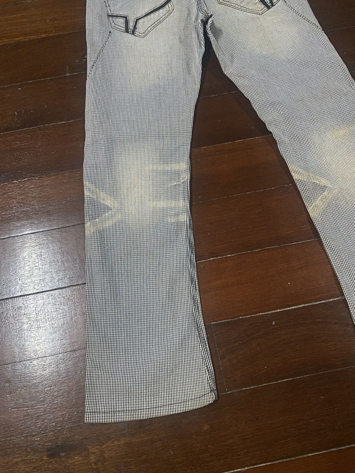 If Six Was Nine 💥rare💥 Hideways Nicole Washed flare Denim Jeans nice feded Size US 35 - 9 Thumbnail