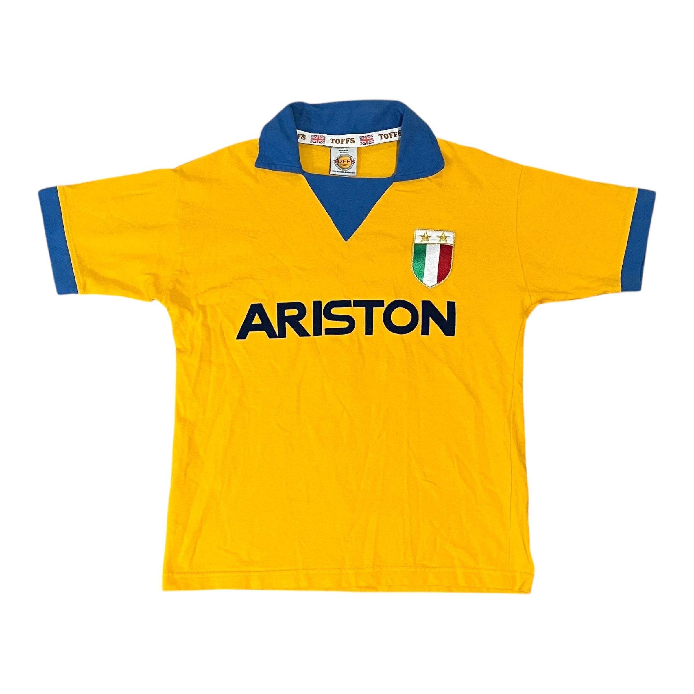 Toffs VINTAGE JUVENTUS Football Polo Top Toffs Rossi Size US L / EU 52-54 / 3 - 1 Thumbnail
