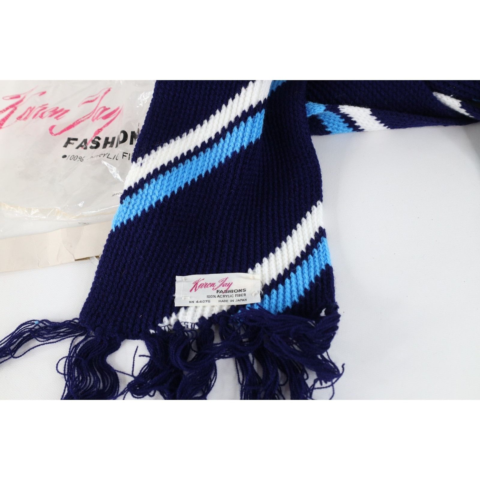 Vintage NOS Vintage 70s Streetwear 2 Piece Winter Neck Scarf Beanie Size ONE SIZE - 7 Thumbnail