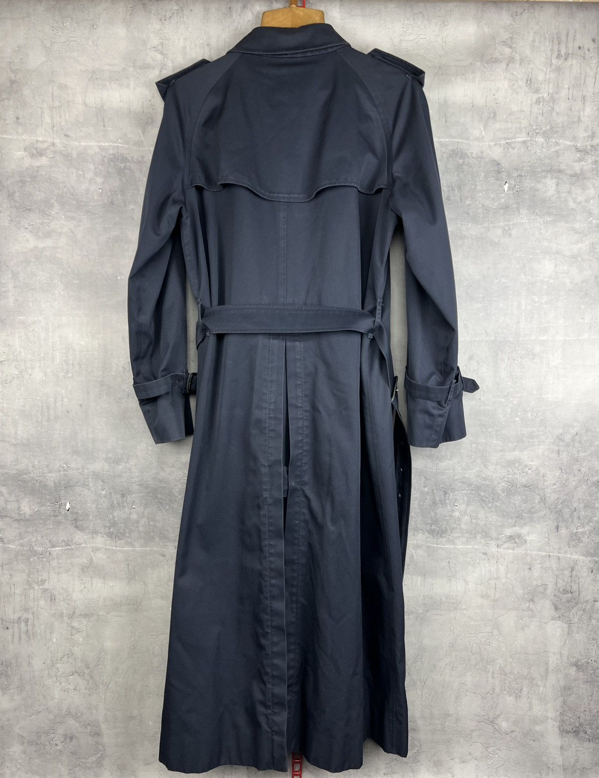 Burberry Vintage Burberrys Nova Check Double Breasted Trench Coat 10 Size M / US 6-8 / IT 42-44 - 4 Thumbnail
