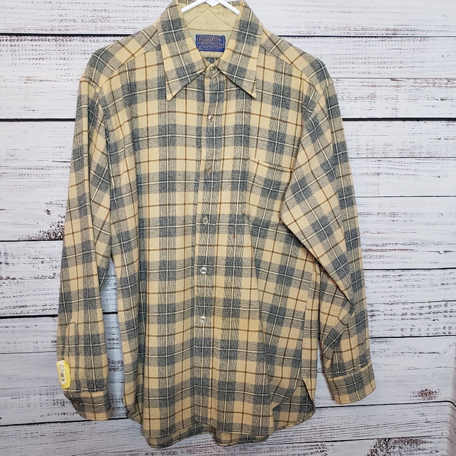 Pendleton Vintage Men's Pendleton flannel 100% Virgin Wool Sz L USA Size US L / EU 52-54 / 3 - 8 Thumbnail