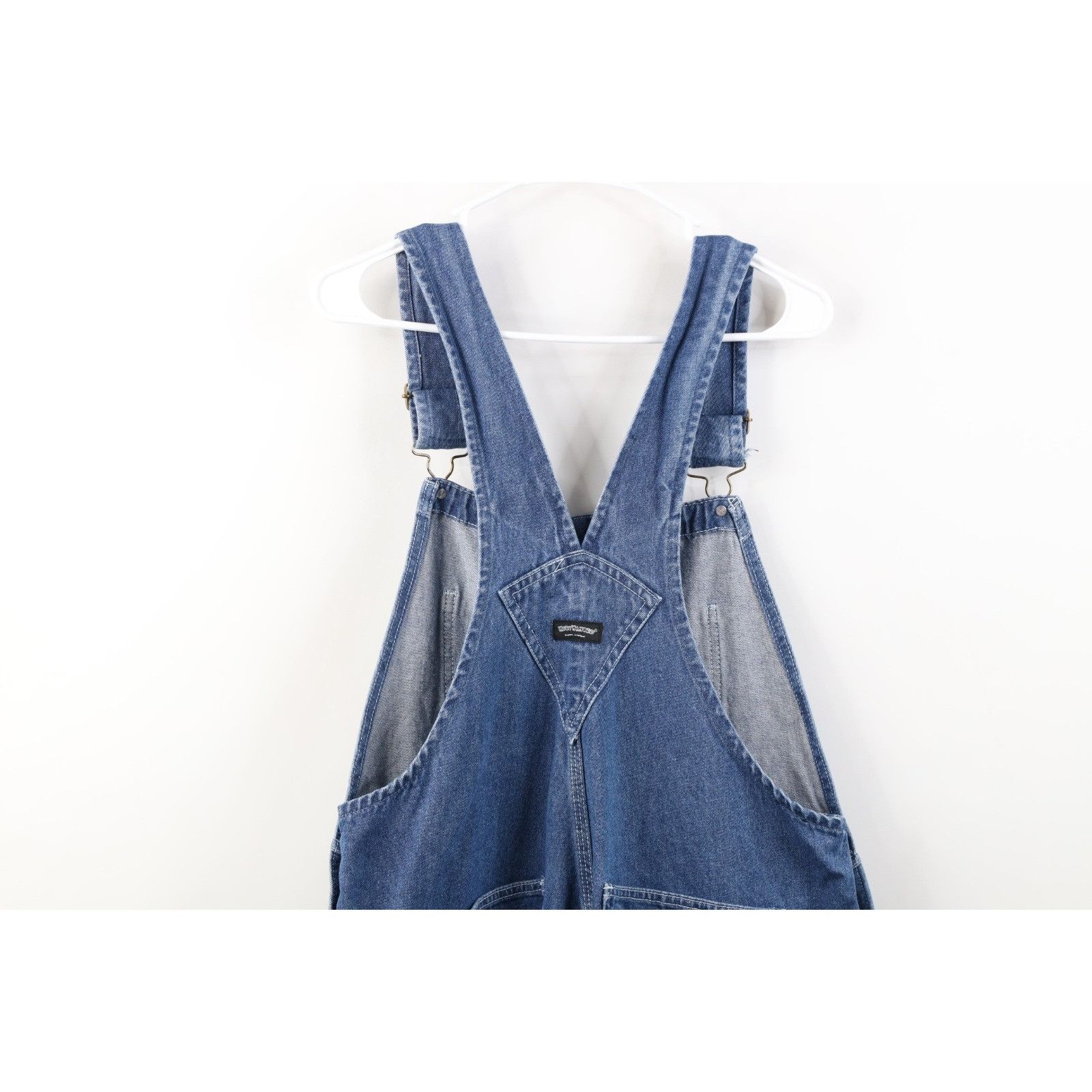 Vintage Vintage 90s Streetwear Distressed Wide Leg Denim Overalls Size US 36 / EU 52 - 17 Thumbnail