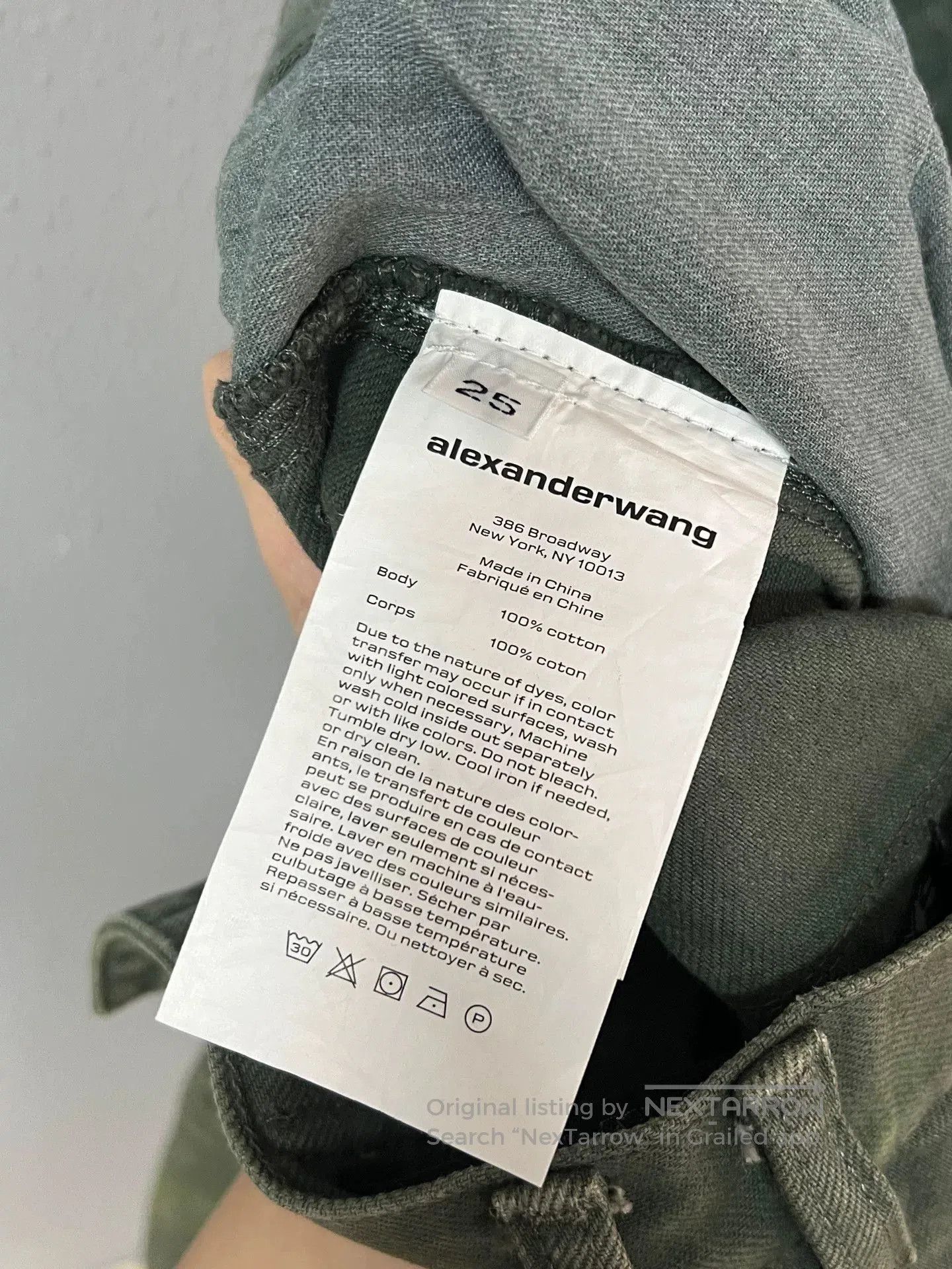 Alexander Wang Alexander Wang Green Cargo Pants. Size 25" / US 0 / IT 36 - 4 Thumbnail