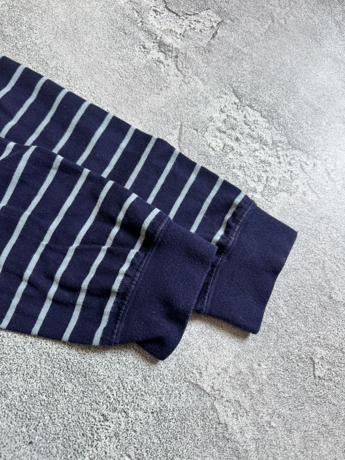Lacoste × Vintage Lacoste XL striped rugby polo long sleeve sweatshirt jumper Size US XL / EU 56 / 4 - 16 Thumbnail