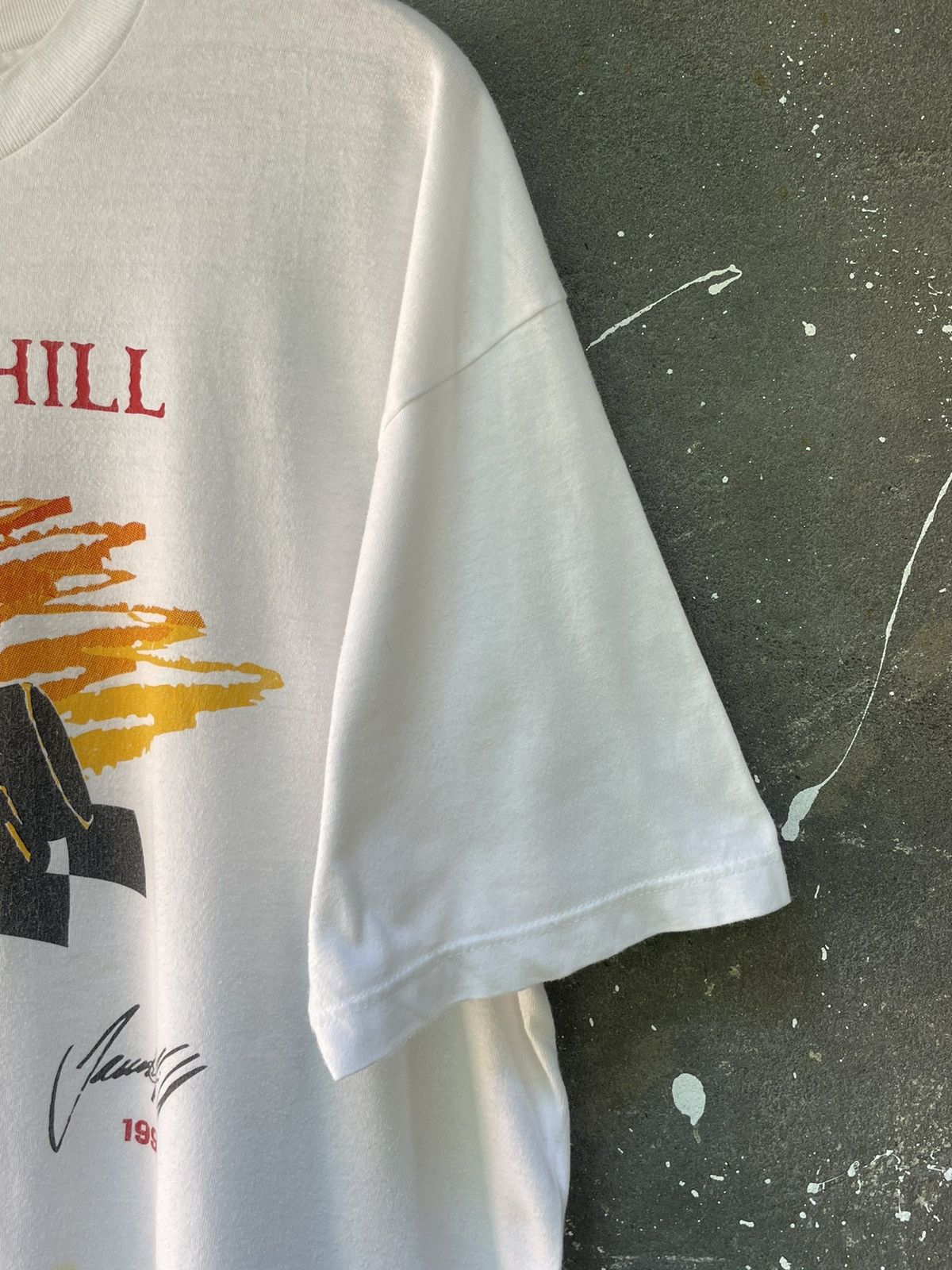 Formula 1 Vintage Damon Hill 1996 World Tour Formula 1 T-Shirt RARE Size US XL / EU 56 / 4 - 10 Thumbnail