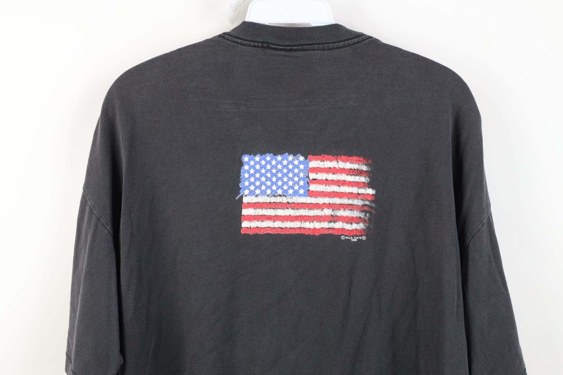 Vintage Vintage 90s Streetwear Short Sleeve T-Shirt Black USA Size US XL / EU 56 / 4 - 13 Thumbnail