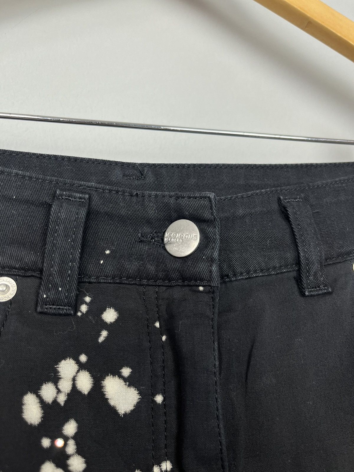 Iceberg Iceberg Icejeans Vintage Glitter Archive Denim Skirt Italy Size 27" / US 4 / IT 40 - 8 Thumbnail
