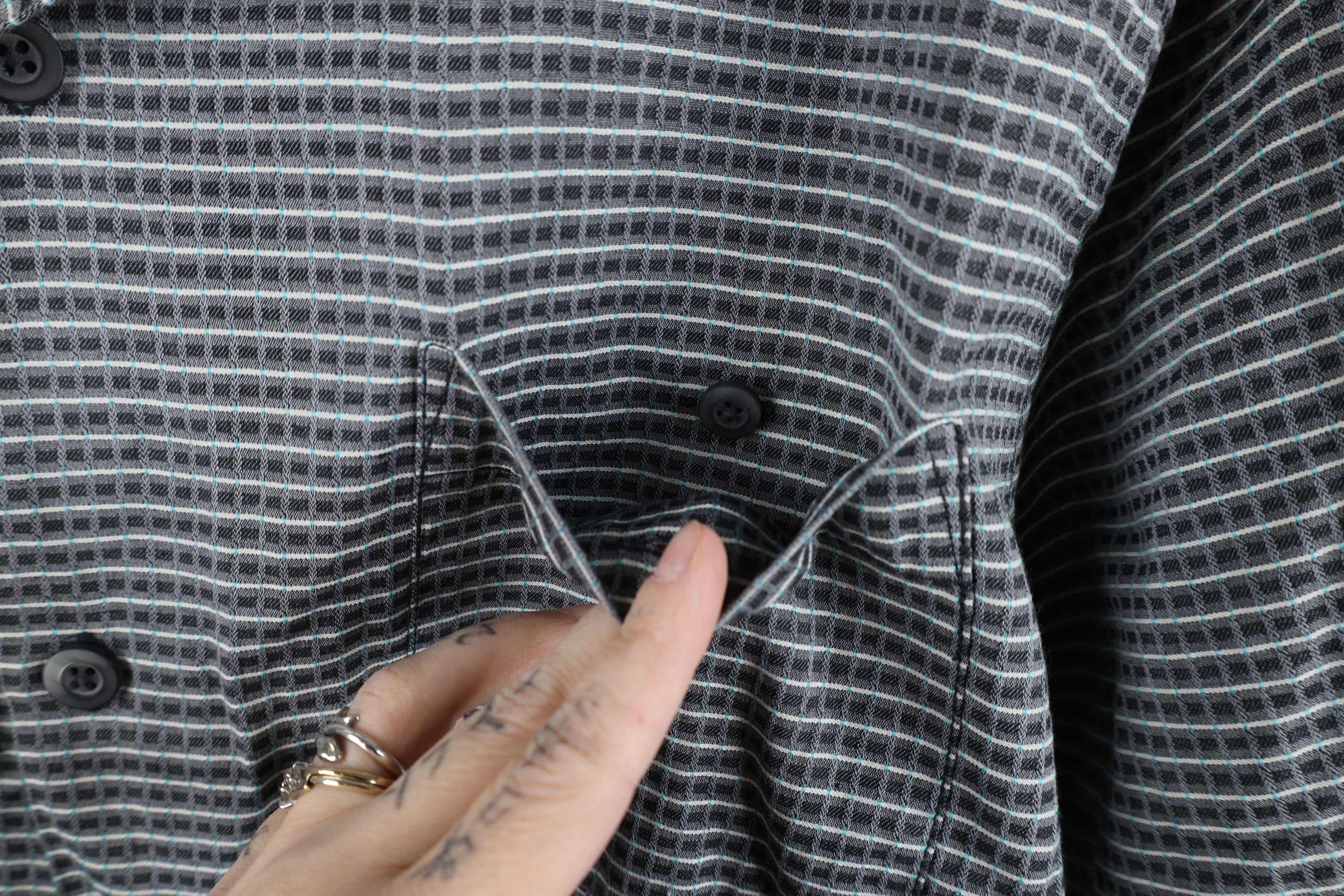 Tommy Bahama Tommy Bahama Striped Seer Sucker Short Sleeve Button Shirt Size US XL / EU 56 / 4 - 4 Thumbnail