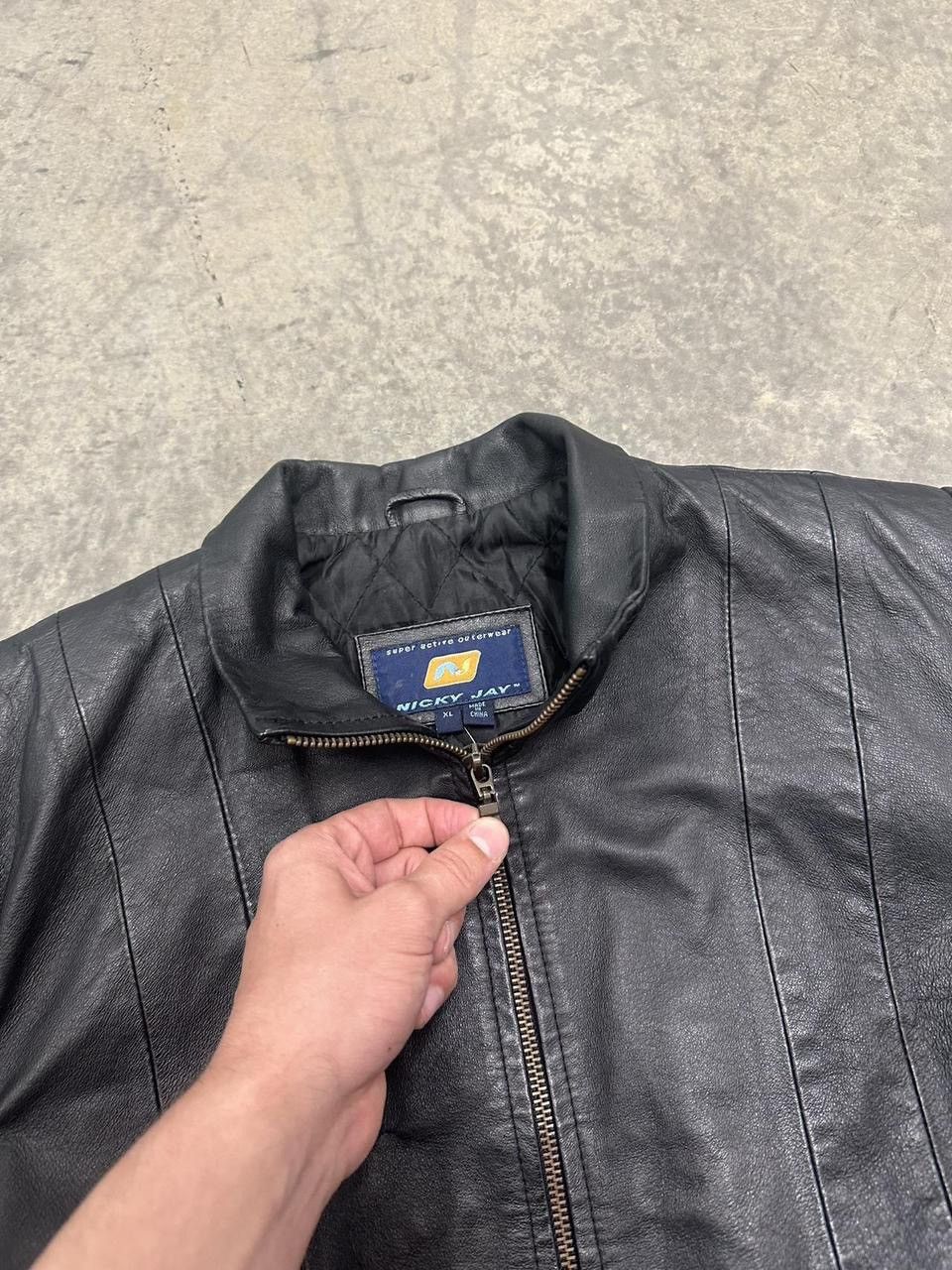 Vintage Vintage Y2K Nicky Kay Leather Jacket Size Medium Size M / US 6-8 / IT 42-44 - 3 Thumbnail