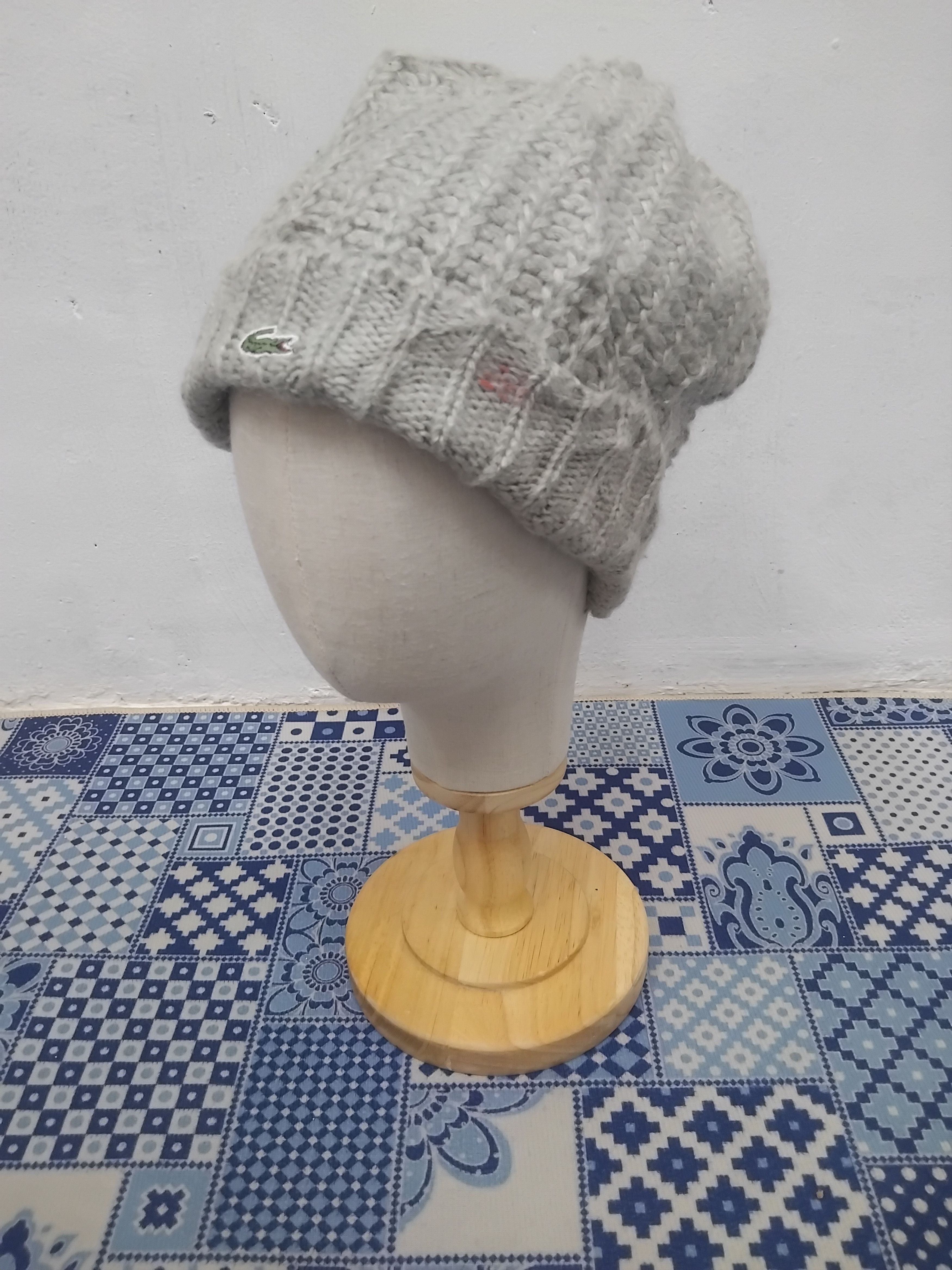 Lacoste 💥Lacoste cream colour beanie Size ONE SIZE - 1 Thumbnail
