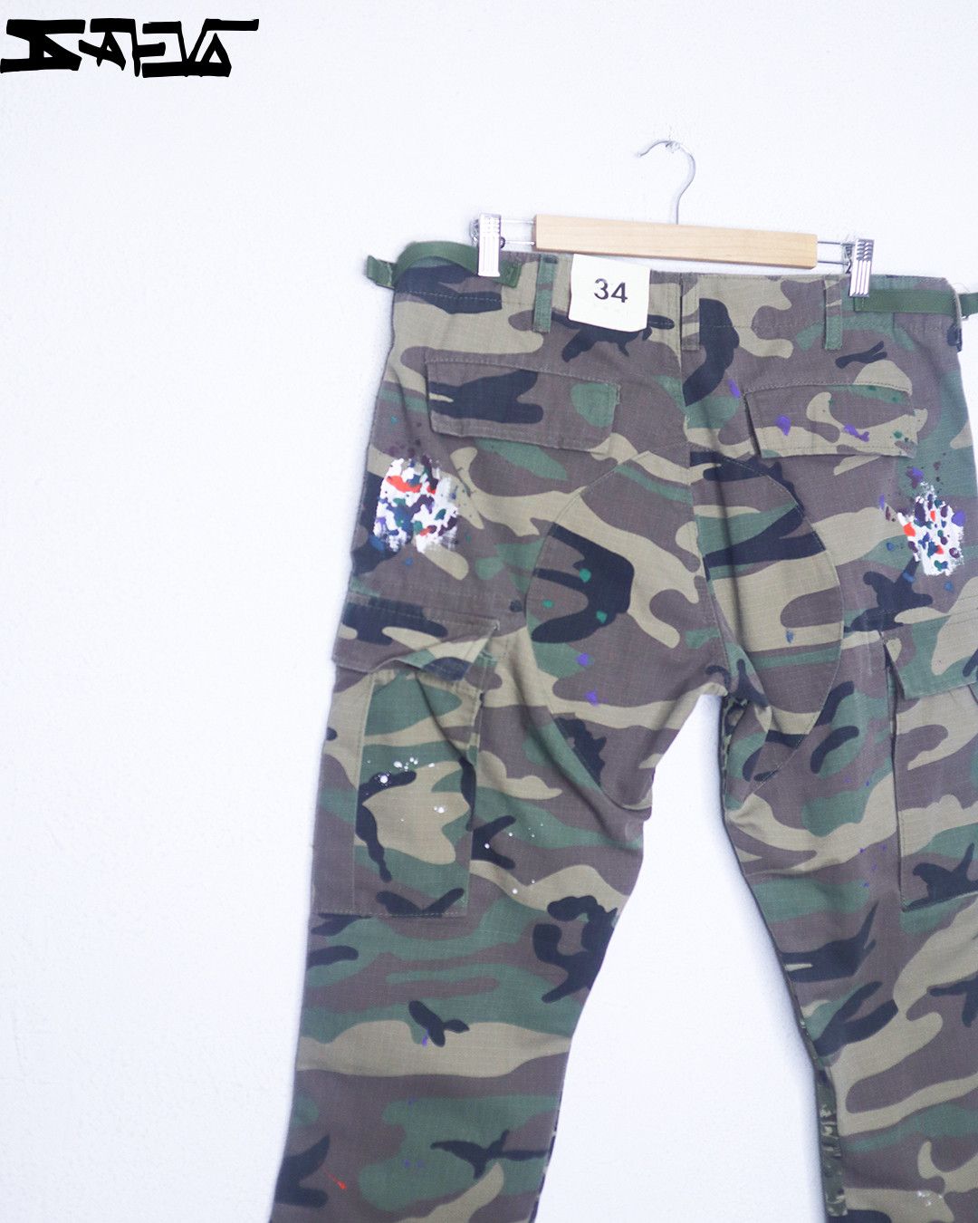 MNML Bootcut Cargo Flare Raw Pants NEW Size US 34 / EU 50 - 8 Thumbnail
