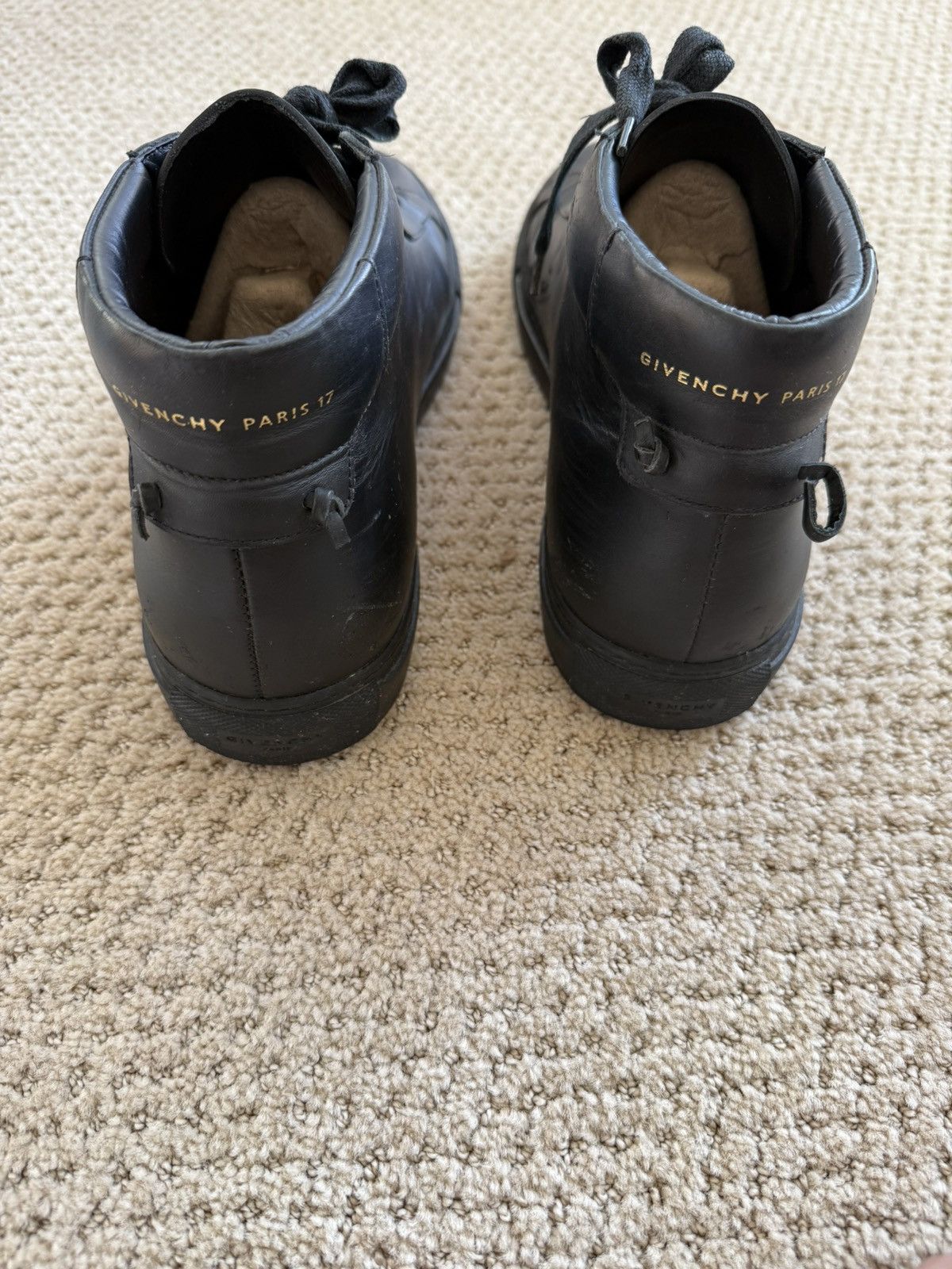 Givenchy ***RARE GIVENCHY LEATHER HIGHTOP SNEAKERS Size US 10 / EU 43 - 4 Thumbnail
