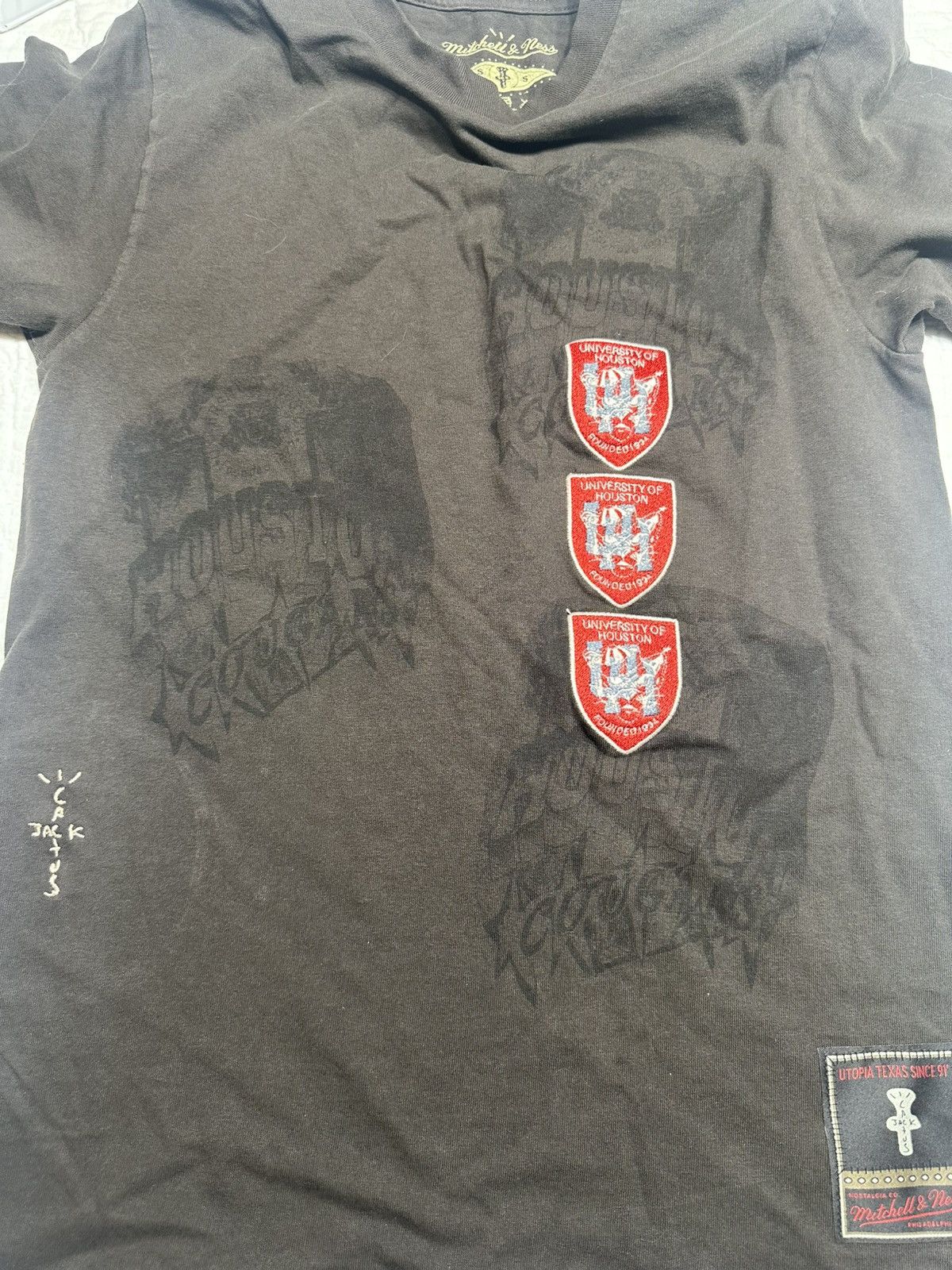 Mitchell & Ness × NCAA × Travis Scott TRAVIS SCOTT MITCHELL NESS COLLAB TEE/ HOUSTON Small NEW Size US S / EU 44-46 / 1 - 2 Thumbnail
