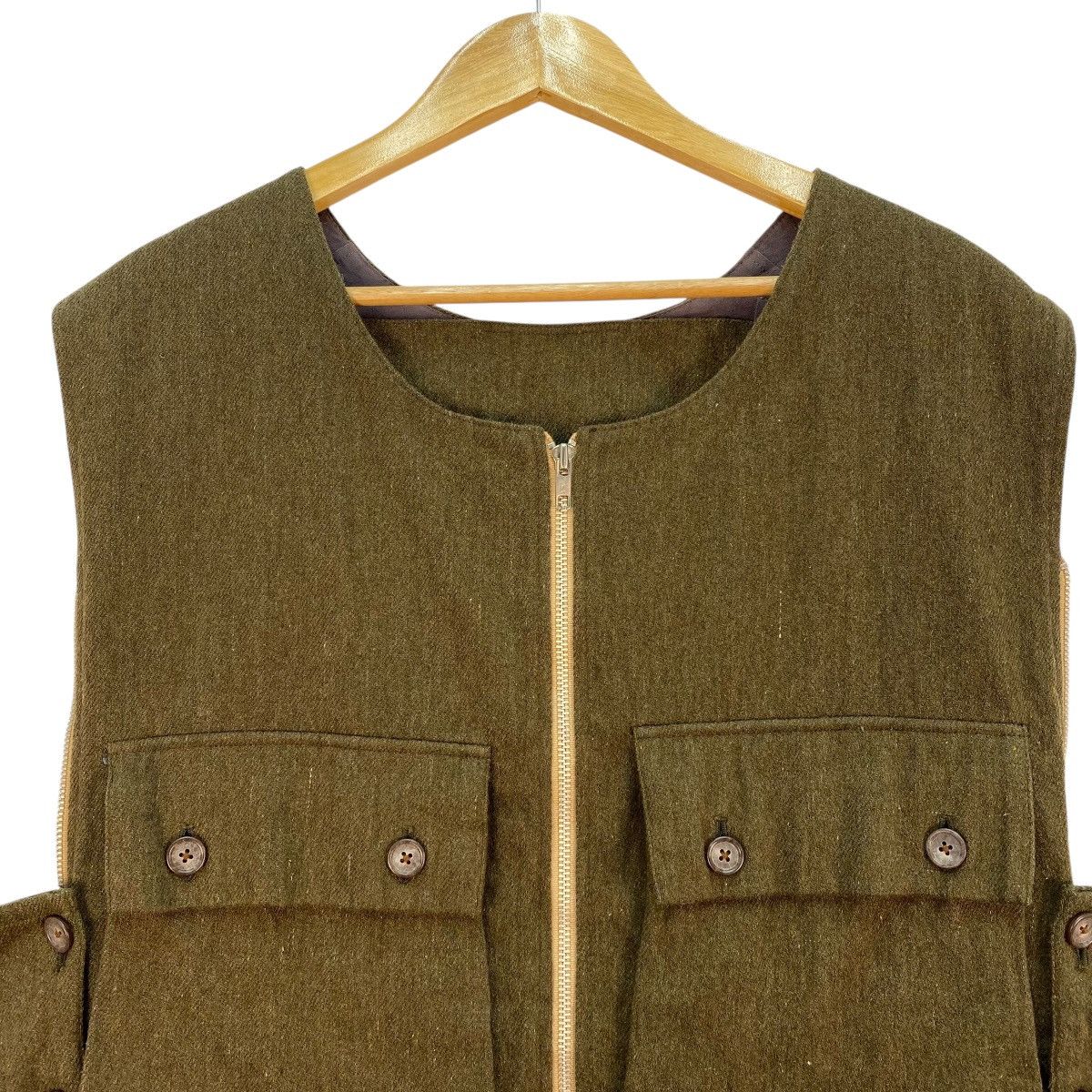 Yohji Yamamoto 🔥Yohji Yamamoto Ys Vest Wool Multi Pocket Size US M / EU 48-50 / 2 - 4 Thumbnail