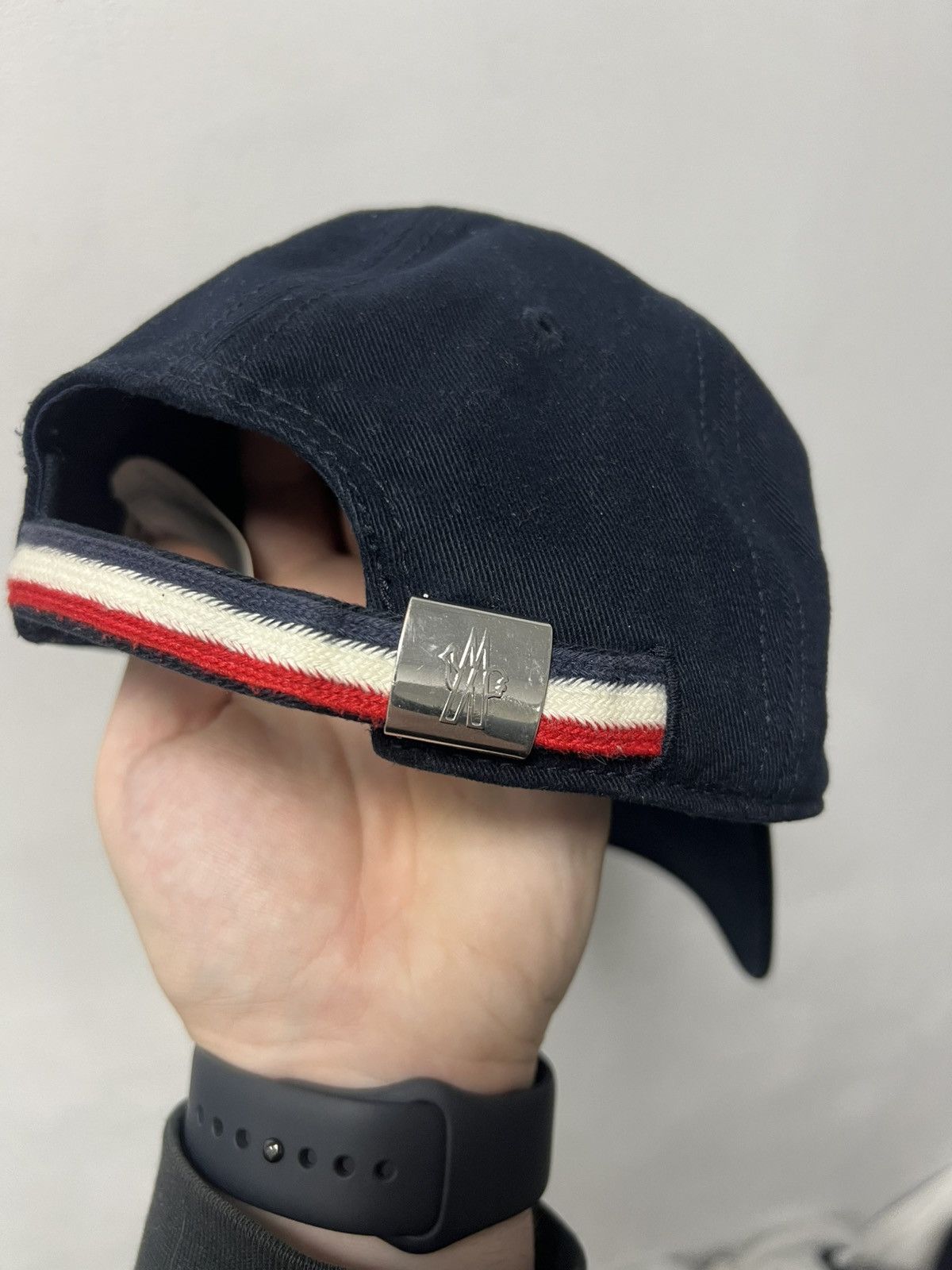 Moncler Men's Moncler Baseball Cap Hat Black Blue One Size Luxury Size ONE SIZE - 6 Thumbnail