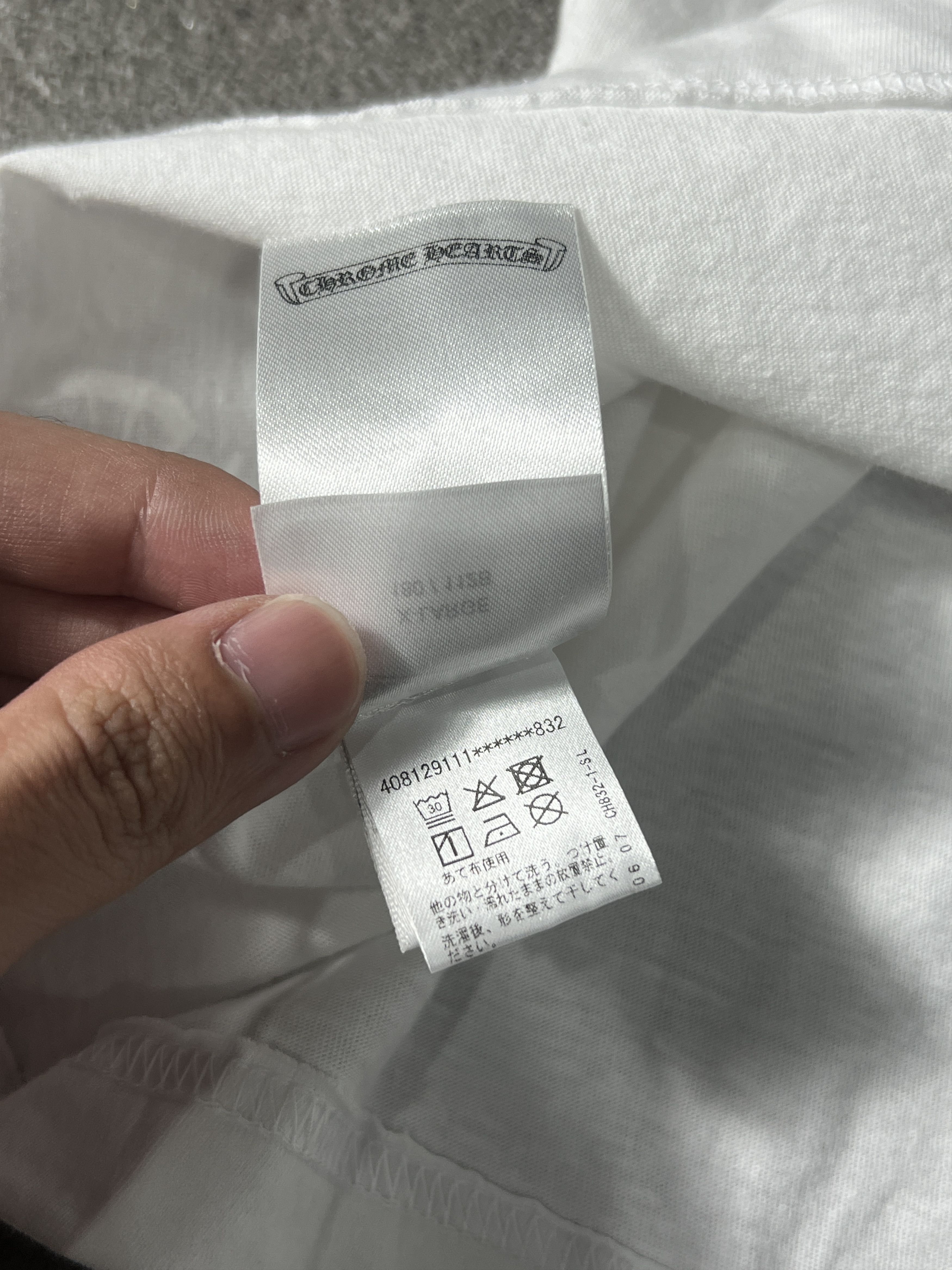 Chrome Hearts Chrome Hearts Osaka Pocket Tee White XL USA CH Logo Size US XL / EU 56 / 4 - 6 Thumbnail
