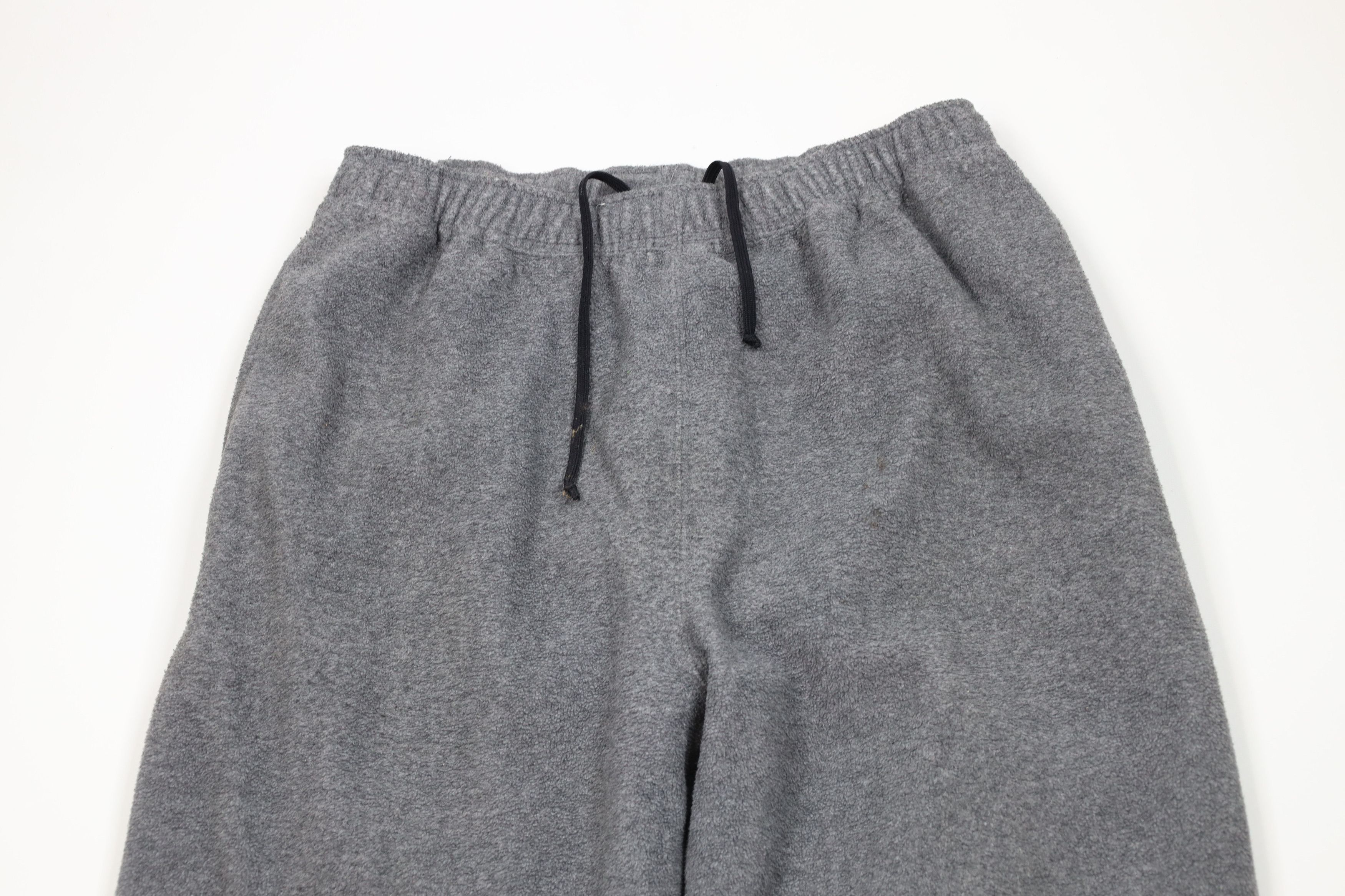 Gap × Vintage Vintage 90s Gap Wide Leg Fleece Sweatpants Pants Gray USA Size US 38 / EU 54 - 2 Thumbnail