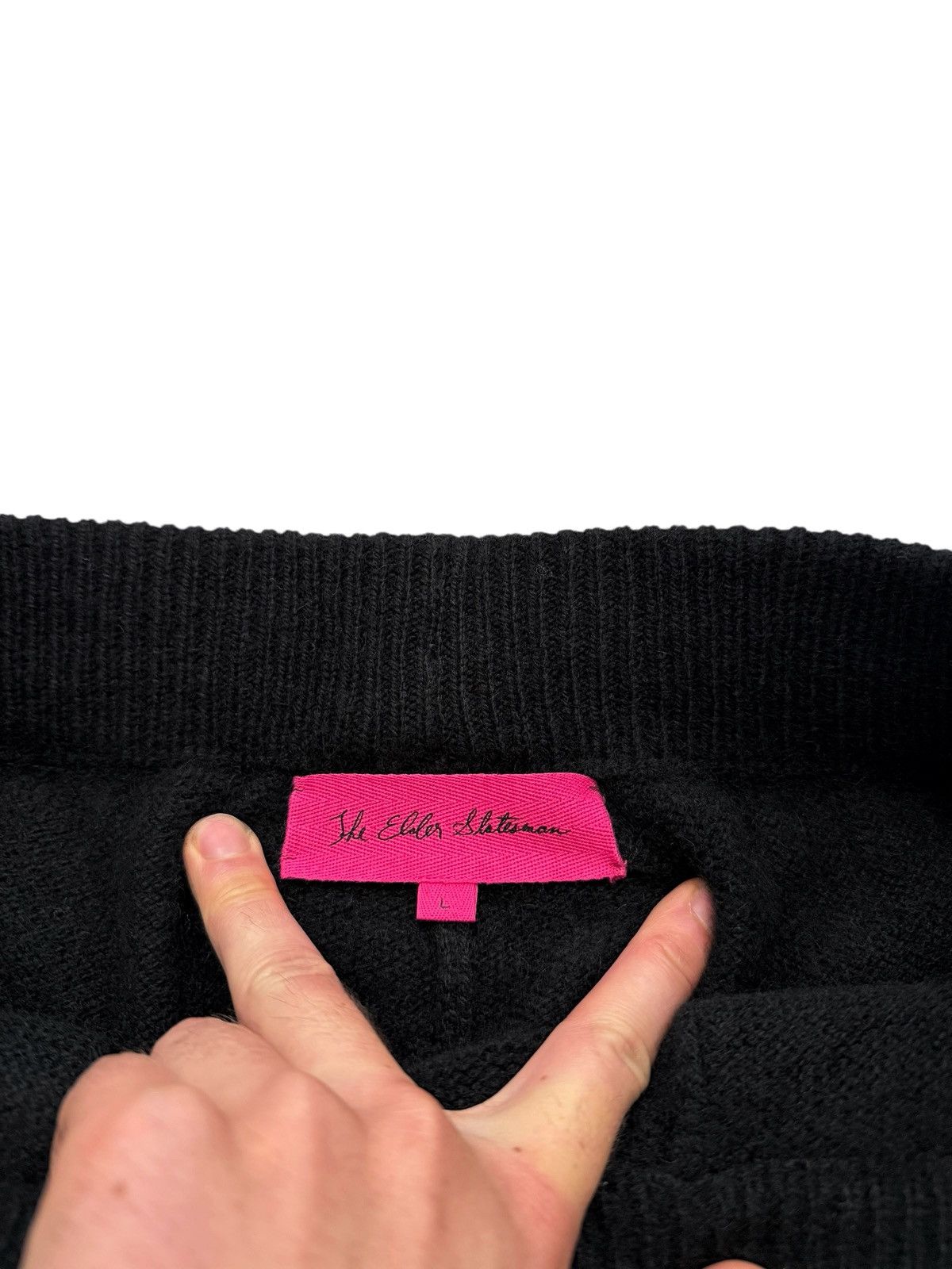The Elder Statesman SzL Cashmere Relaxed Short Black Size US 34 / EU 50 - 3 Thumbnail