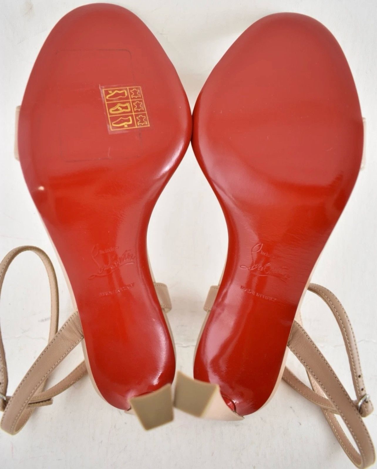 Christian Louboutin Condora Queen 85 Blush Nude Ankle Strap Sandal Heel 40.5 Size US 10.5 / IT 40.5 - 14 Thumbnail