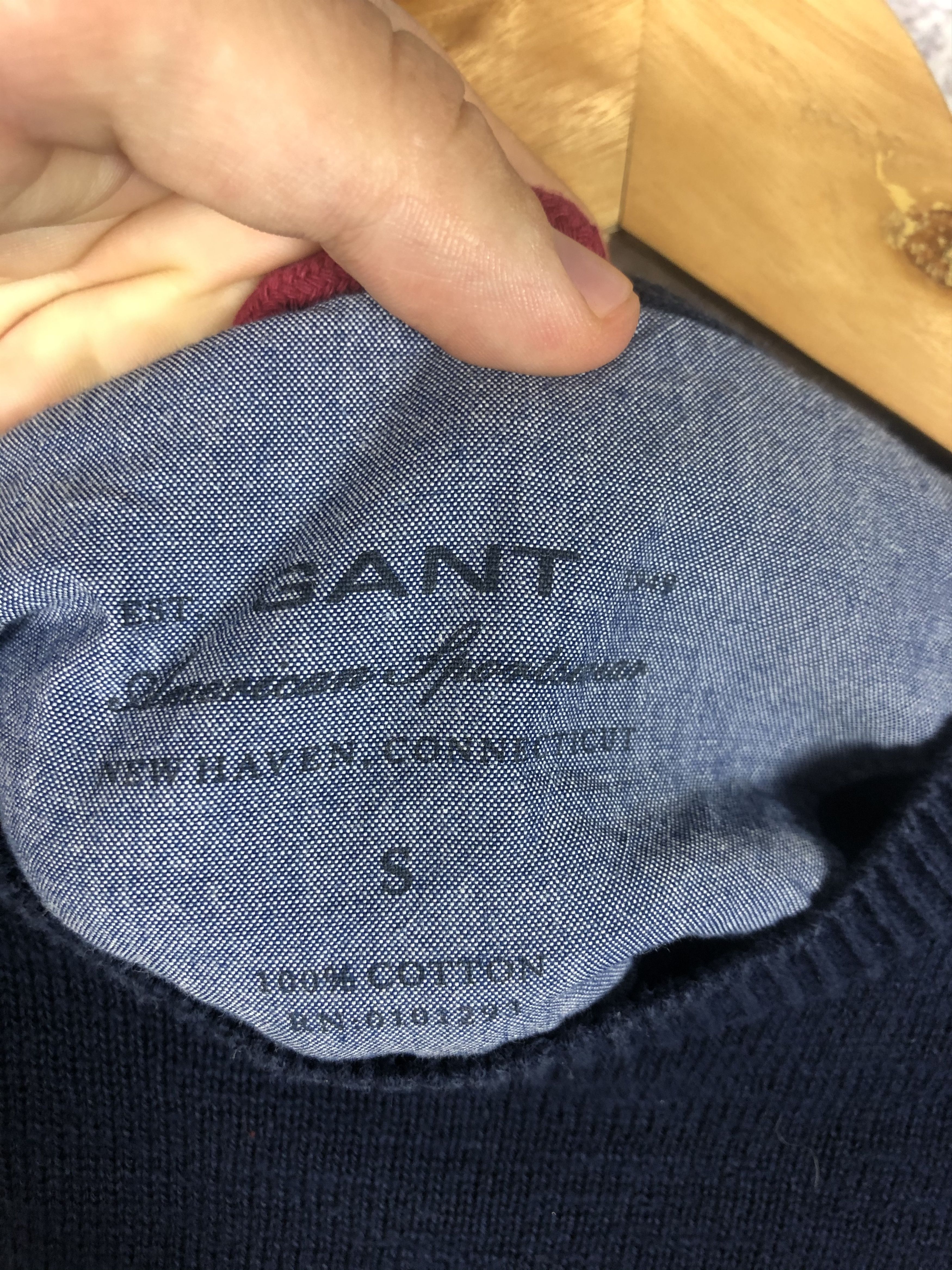 Gant Vintage Gant USA 🇺🇸 American Flag Knitted Sweater Size US S / EU 44-46 / 1 - 4 Thumbnail