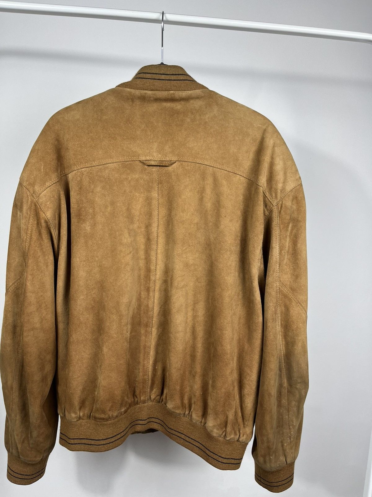 Leather Roth Suede Leather Bomber Jacket Brown Men’s Size 50 Size US L / EU 52-54 / 3 - 19 Thumbnail