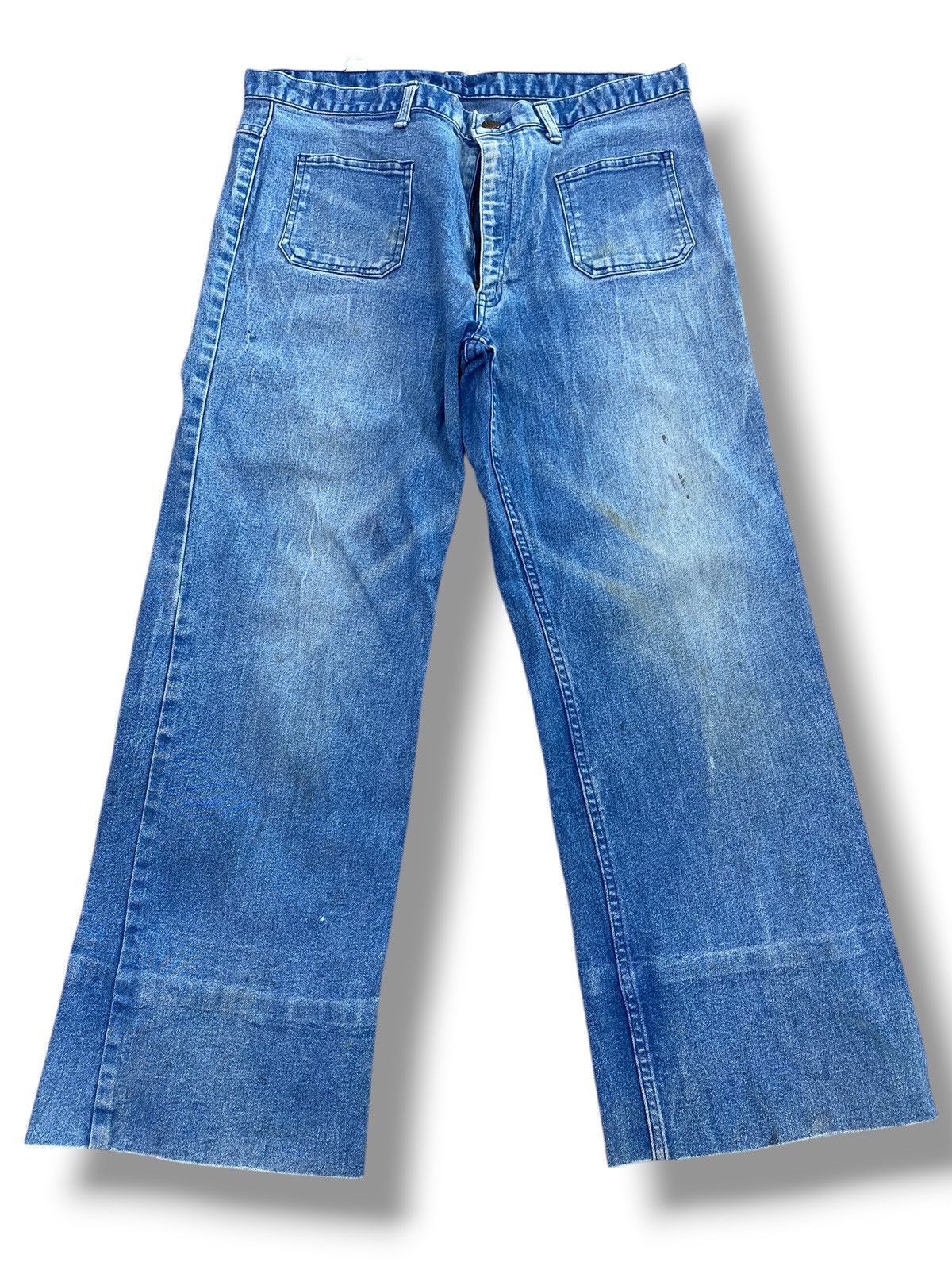 Japanese Brand Bush Pant Style Loose Jeans