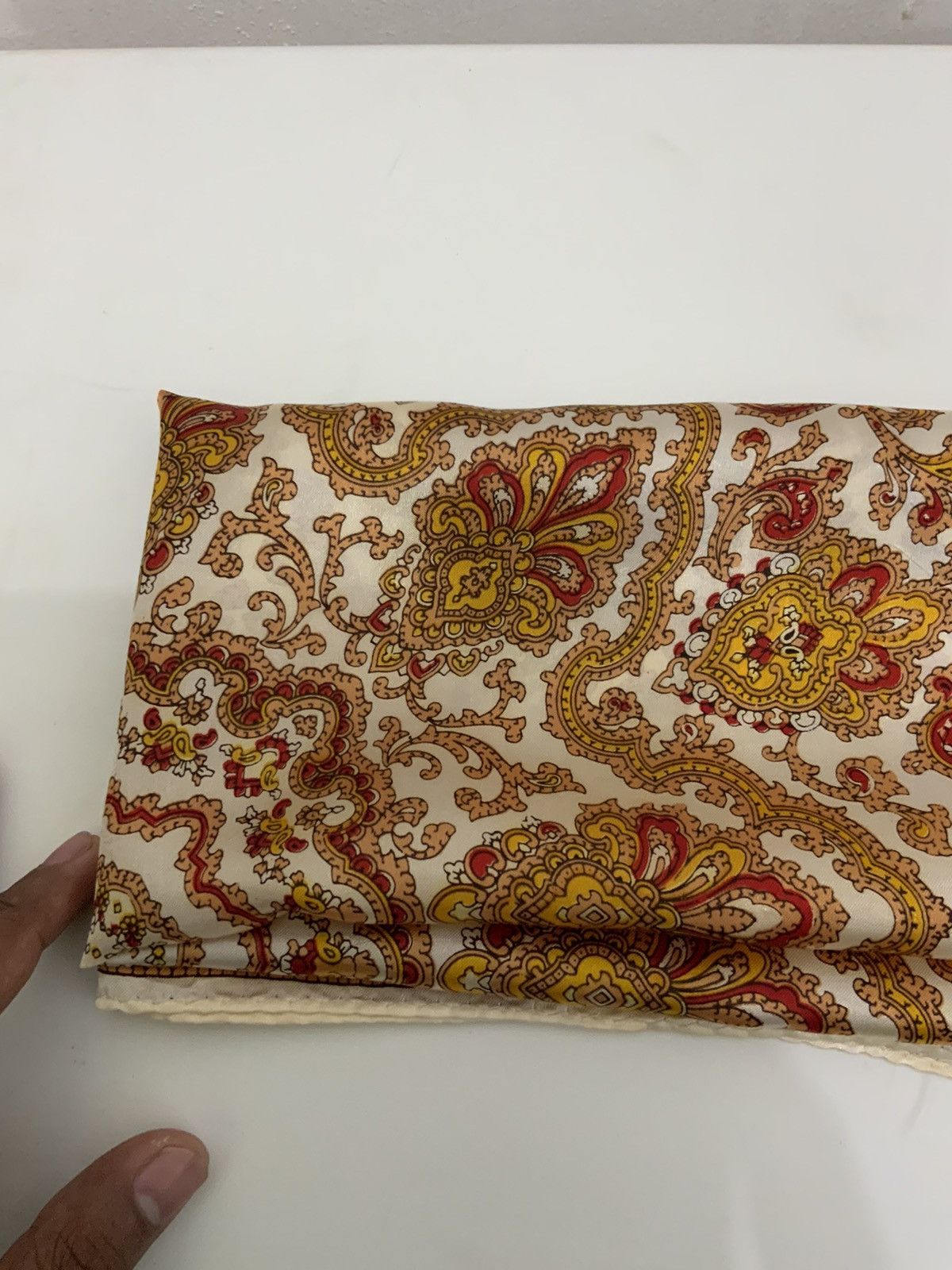 Vintage Monogram Unbrand Handkerchief Bandana Size ONE SIZE - 9 Thumbnail