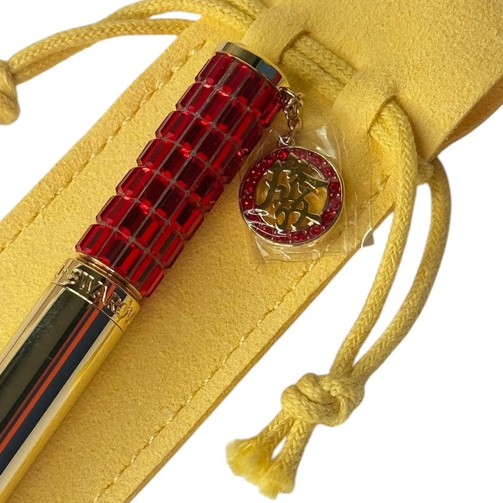Swarovski Swarovski Crystal Alea Ballpoint Pen, Red, Gold-Tone Plated Size ONE SIZE - 5 Thumbnail
