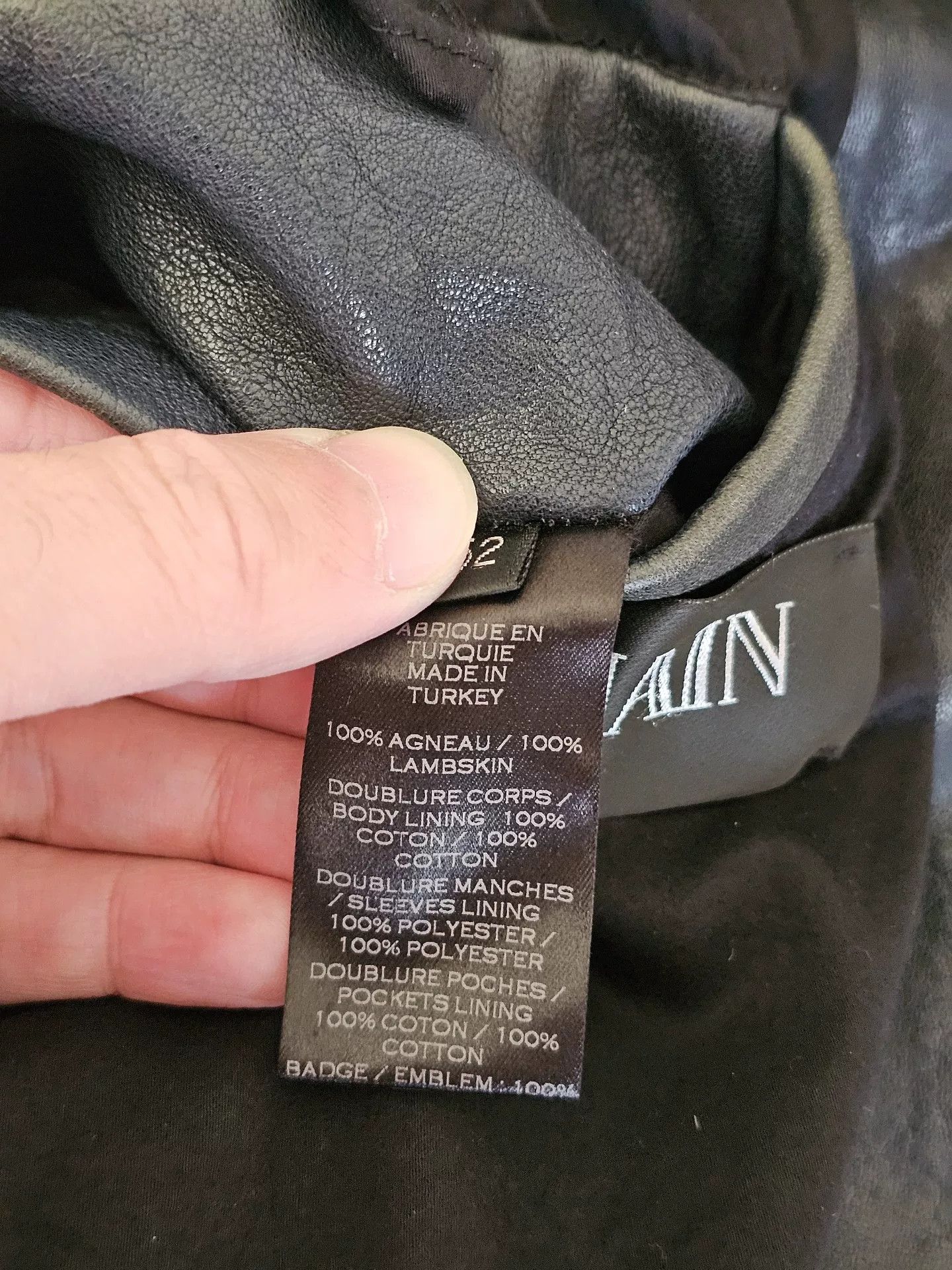 Balmain balmain men's motorcycle leather jacket Size US L / EU 52-54 / 3 - 6 Thumbnail