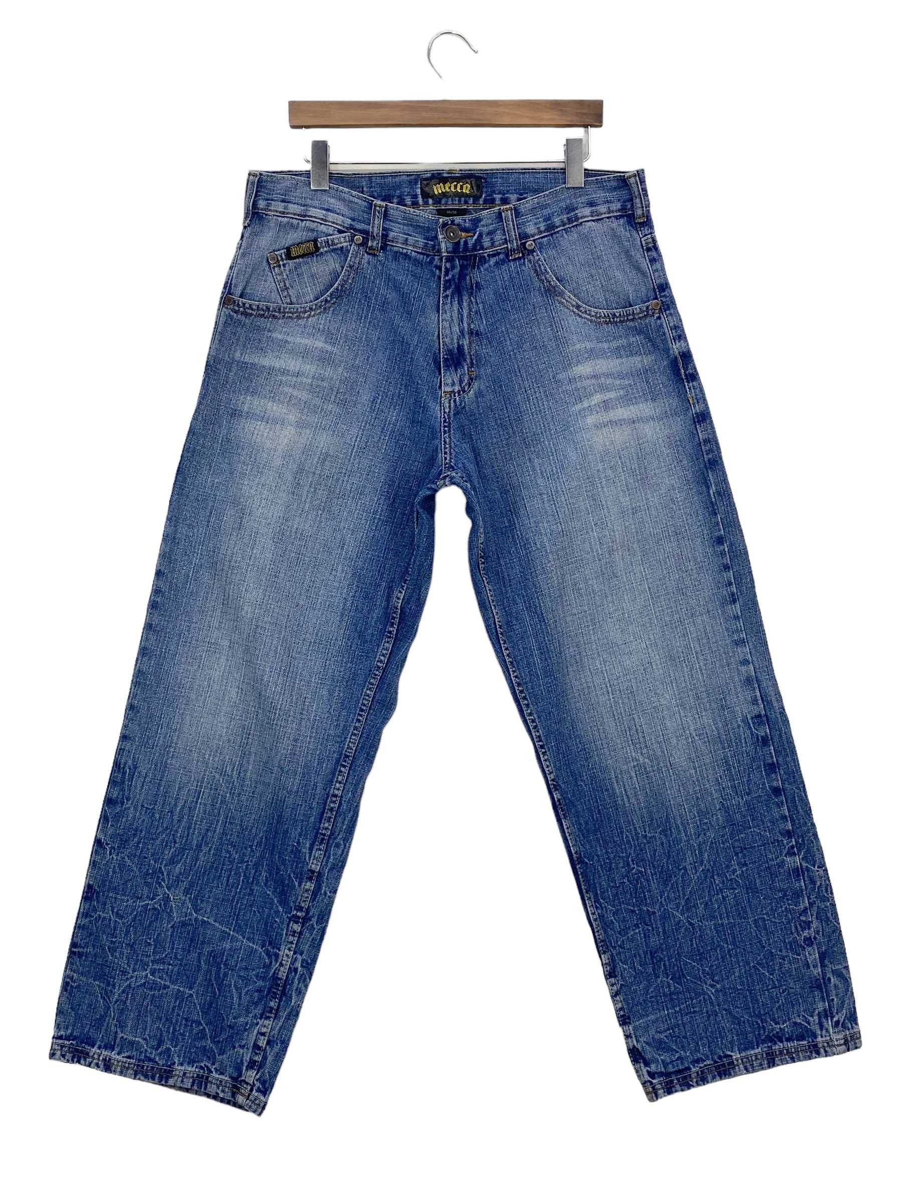 Mecca Mecca Jeans Skateboard Jeans Baggy Hiphop Jeans Size US 36 / EU 52 - 2 Thumbnail
