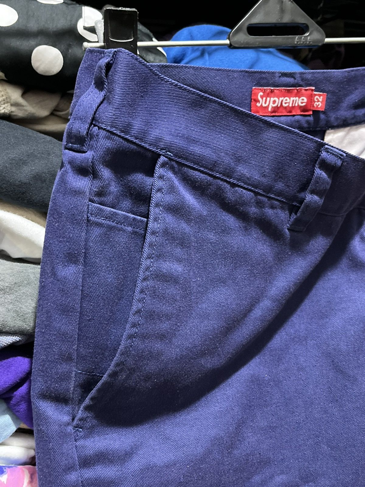 Supreme Supreme Short Navy Size US 32 / EU 48 - 3 Thumbnail