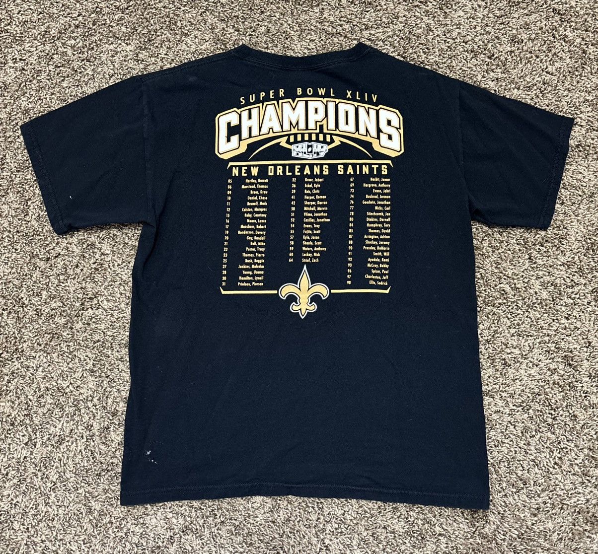 Gildan Gildan New Orlean Saints Super Bowl XLIV Champions Tee Size US L / EU 52-54 / 3 - 2 Thumbnail